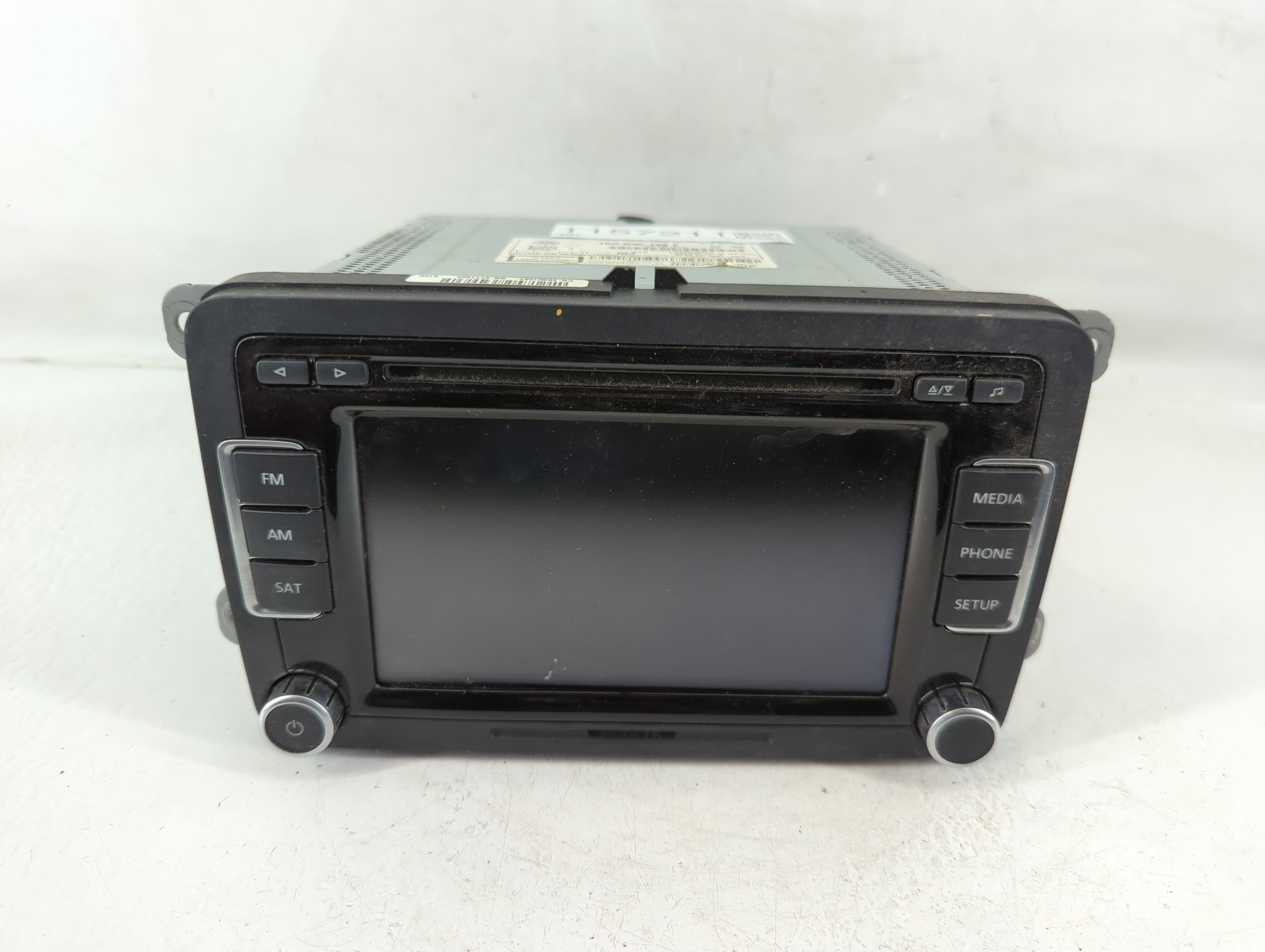 2009-2017 Volkswagen Tiguan Am Fm Cd Player Radio Receiver 1157211 - Oemusedautoparts1.com