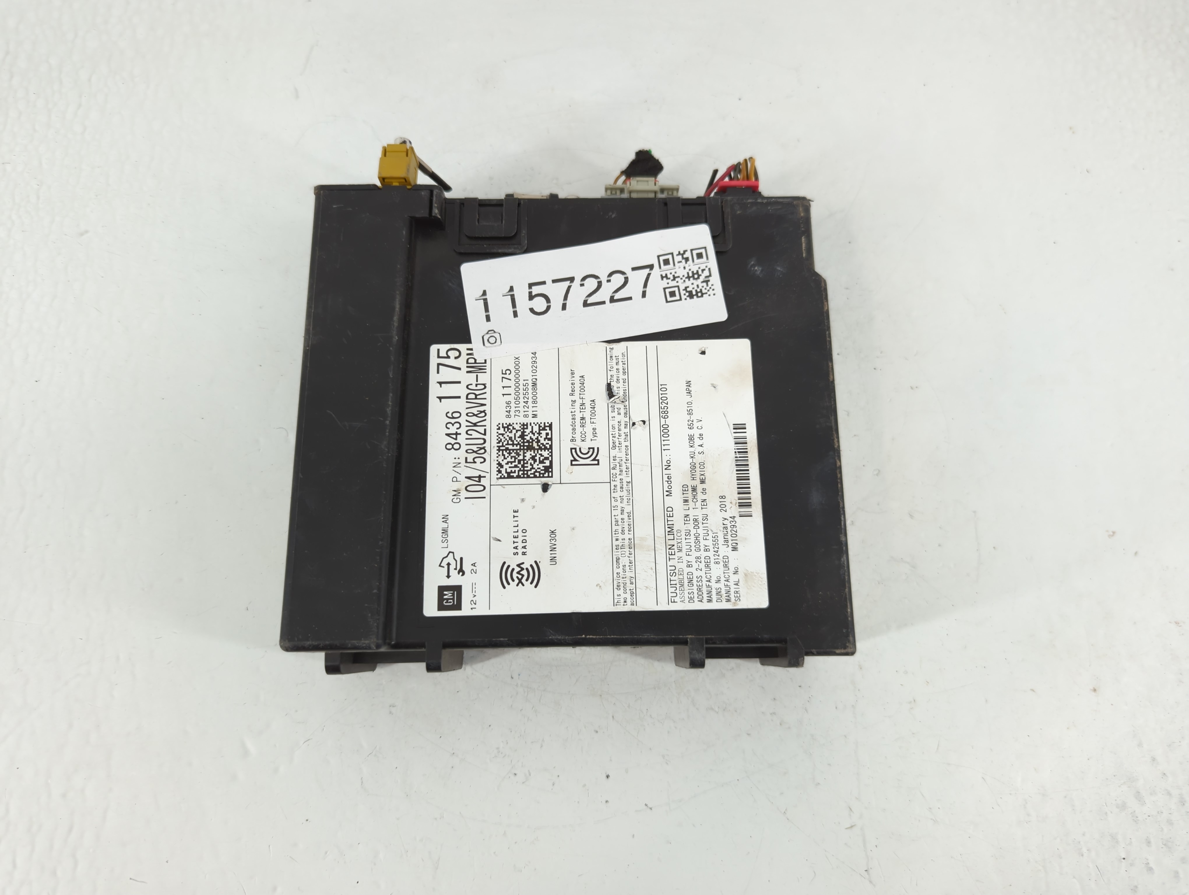 Picture of 2017-2019 Chevrolet Colorado Am Fm Cd Player Radio Receiver 1157227