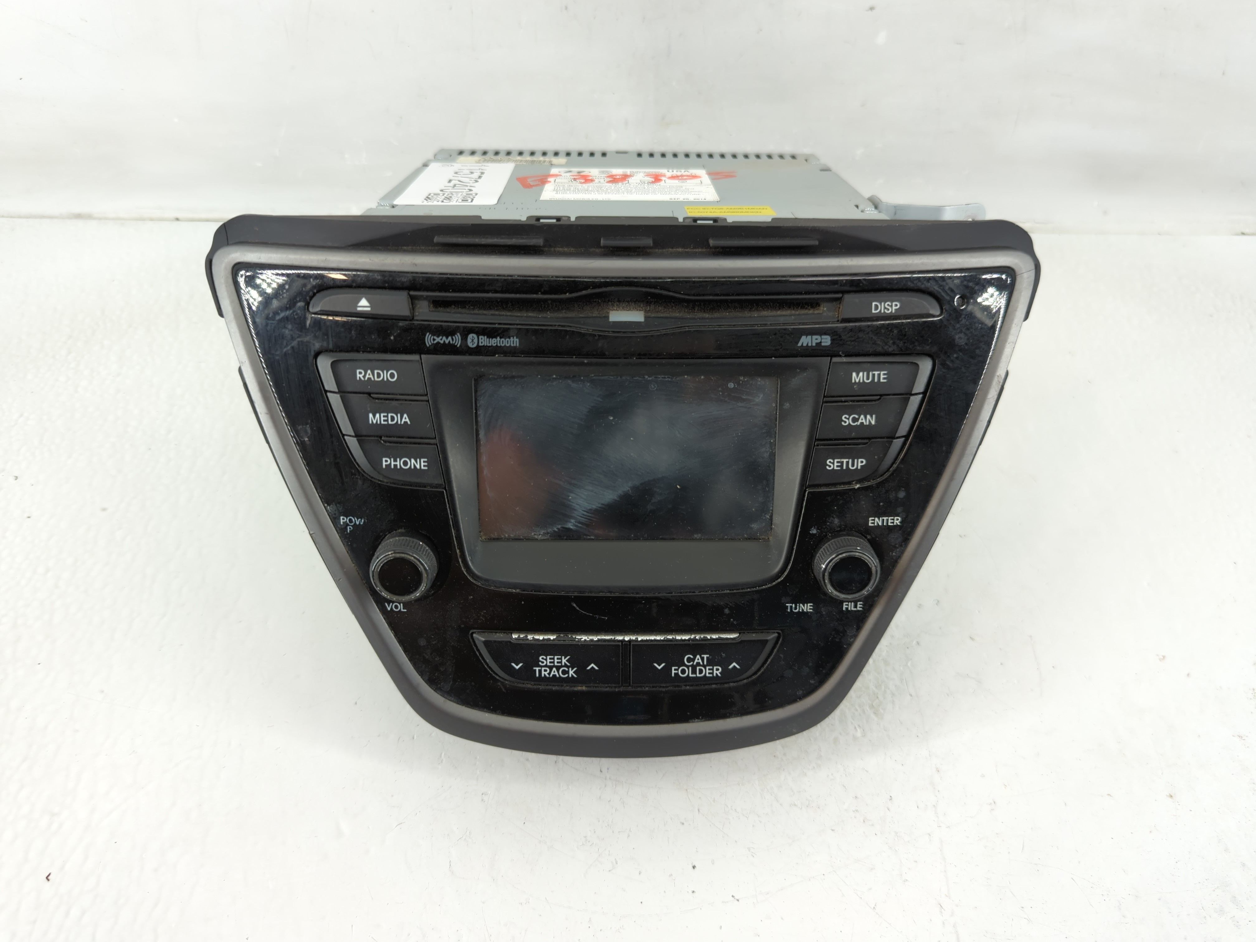 2014-2016 Hyundai Elantra Am Fm Cd Player Radio Receiver 1157240 - Oemusedautoparts1.com