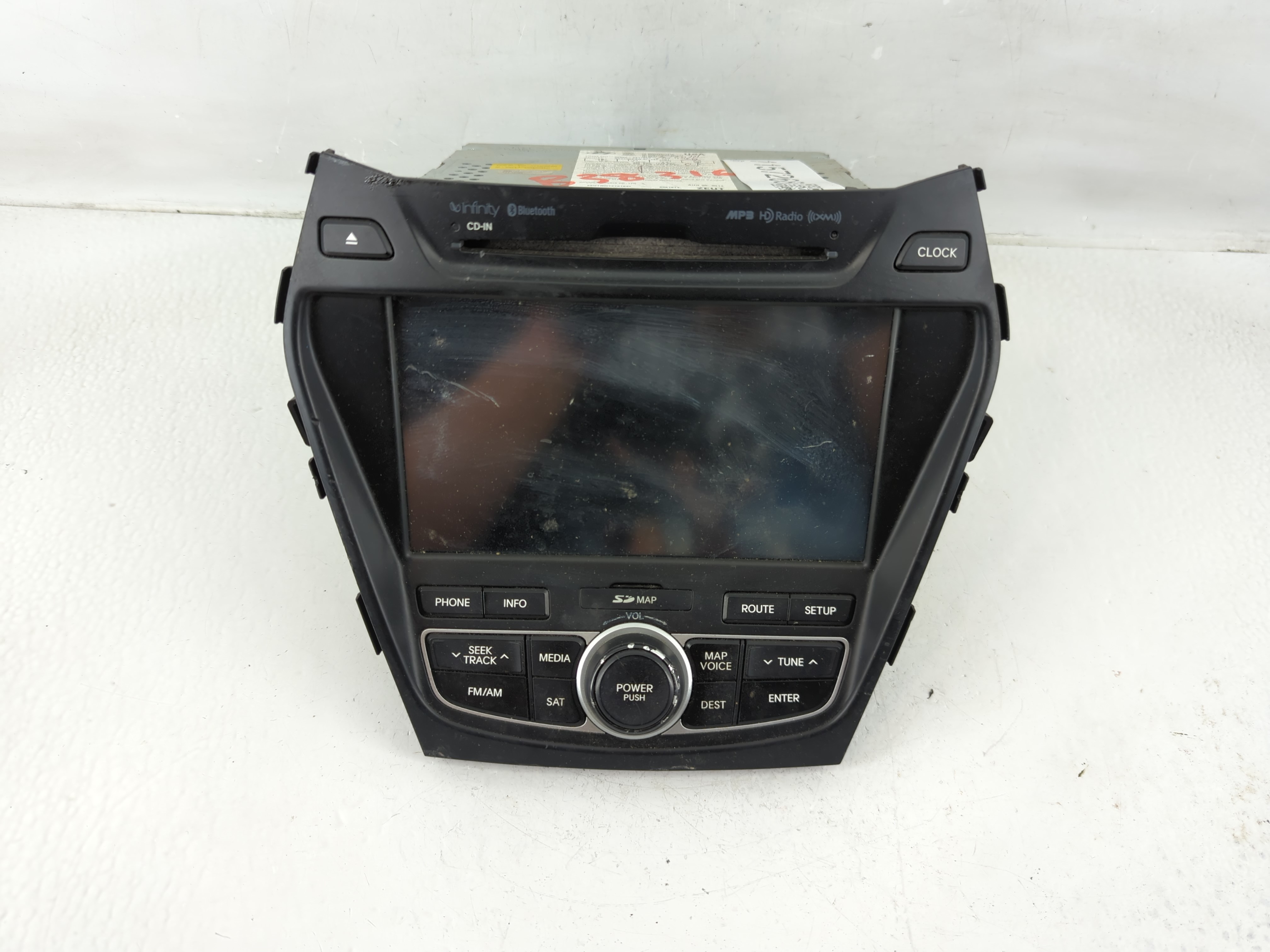 2015-2016 Hyundai Santa Fe Am Fm Cd Player Radio Receiver 1157268 - Oemusedautoparts1.com