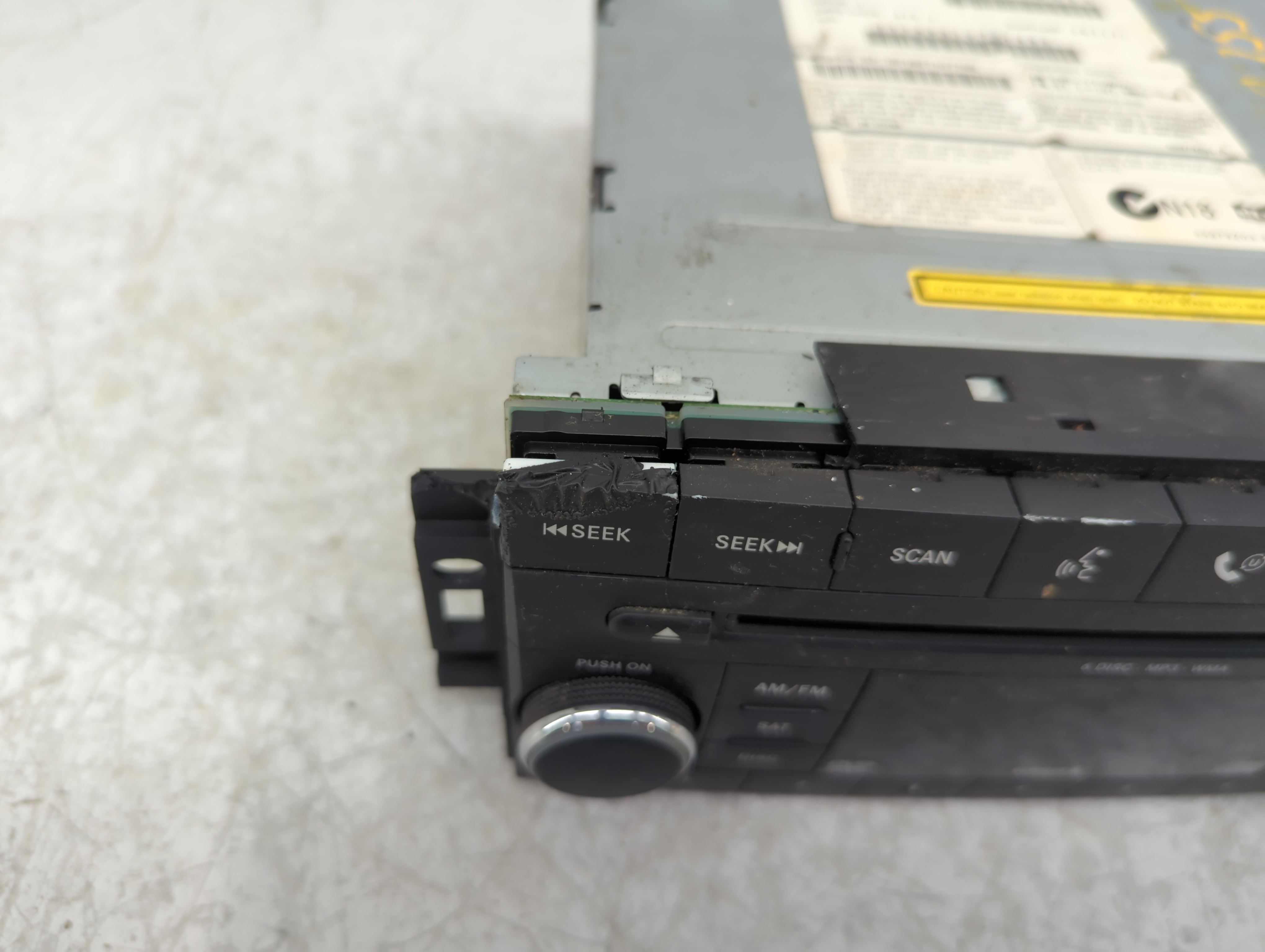 2007-2008 Chrysler Sebring Am Fm Cd Player Radio Receiver 1157281 - Oemusedautoparts1.com