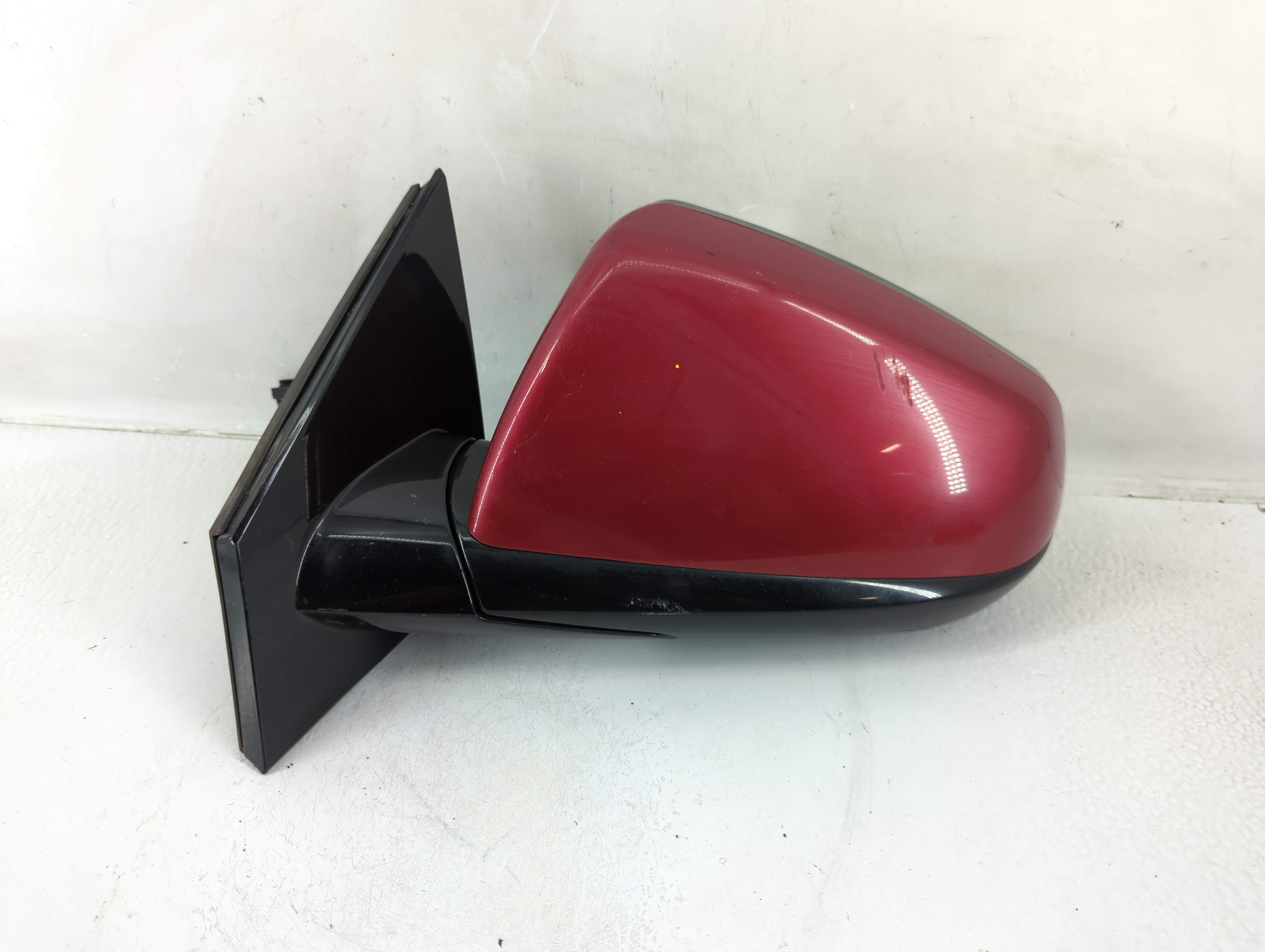 2010-2014 Cadillac Srx Driver Left Side View Power Door Mirror Red 1157497 - Oemusedautoparts1.com