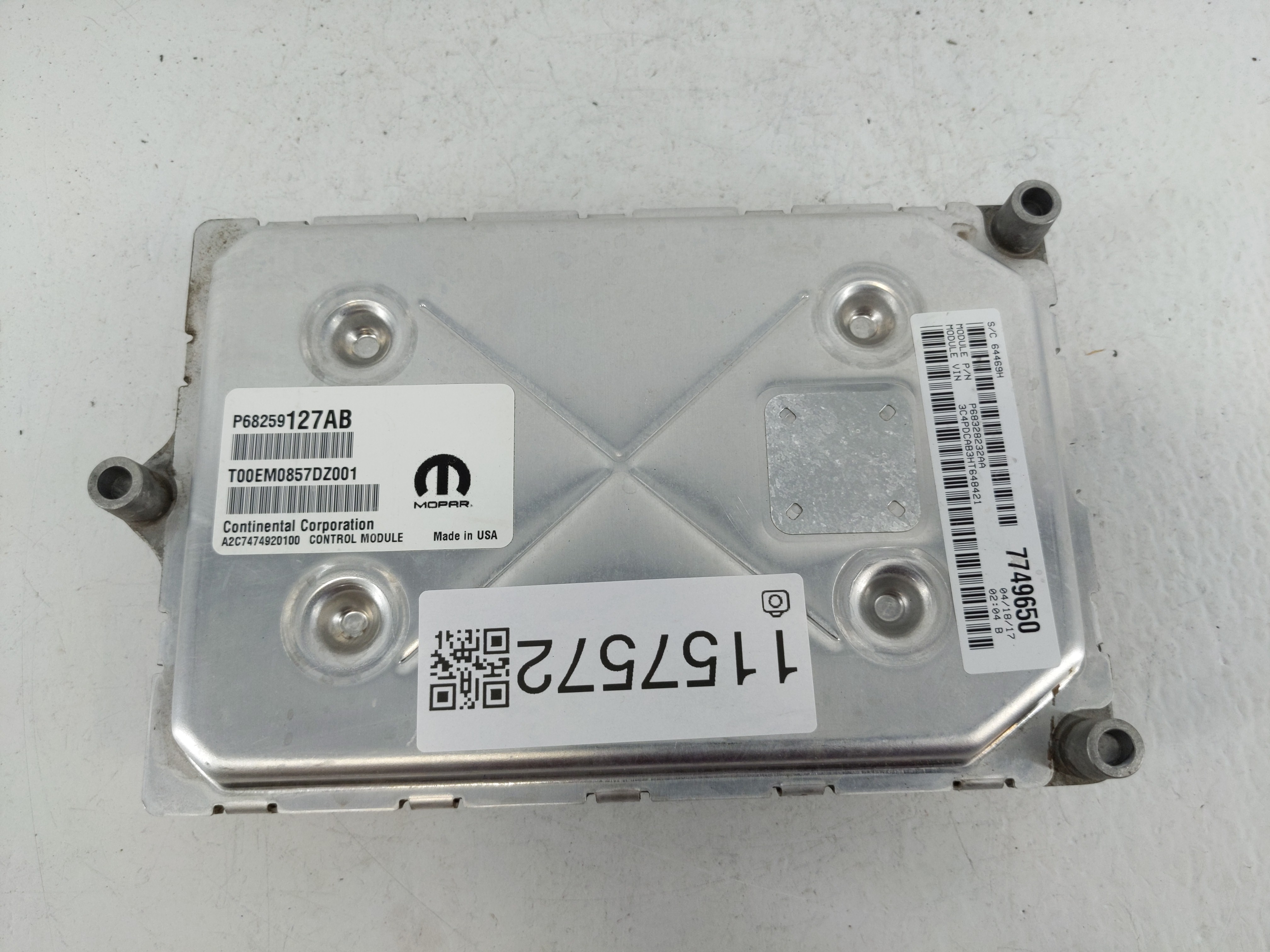 Picture of 2016-2020 Dodge Journey Engine Control Computer Ecu Pcm Ecm Pcu Oem 1157572
