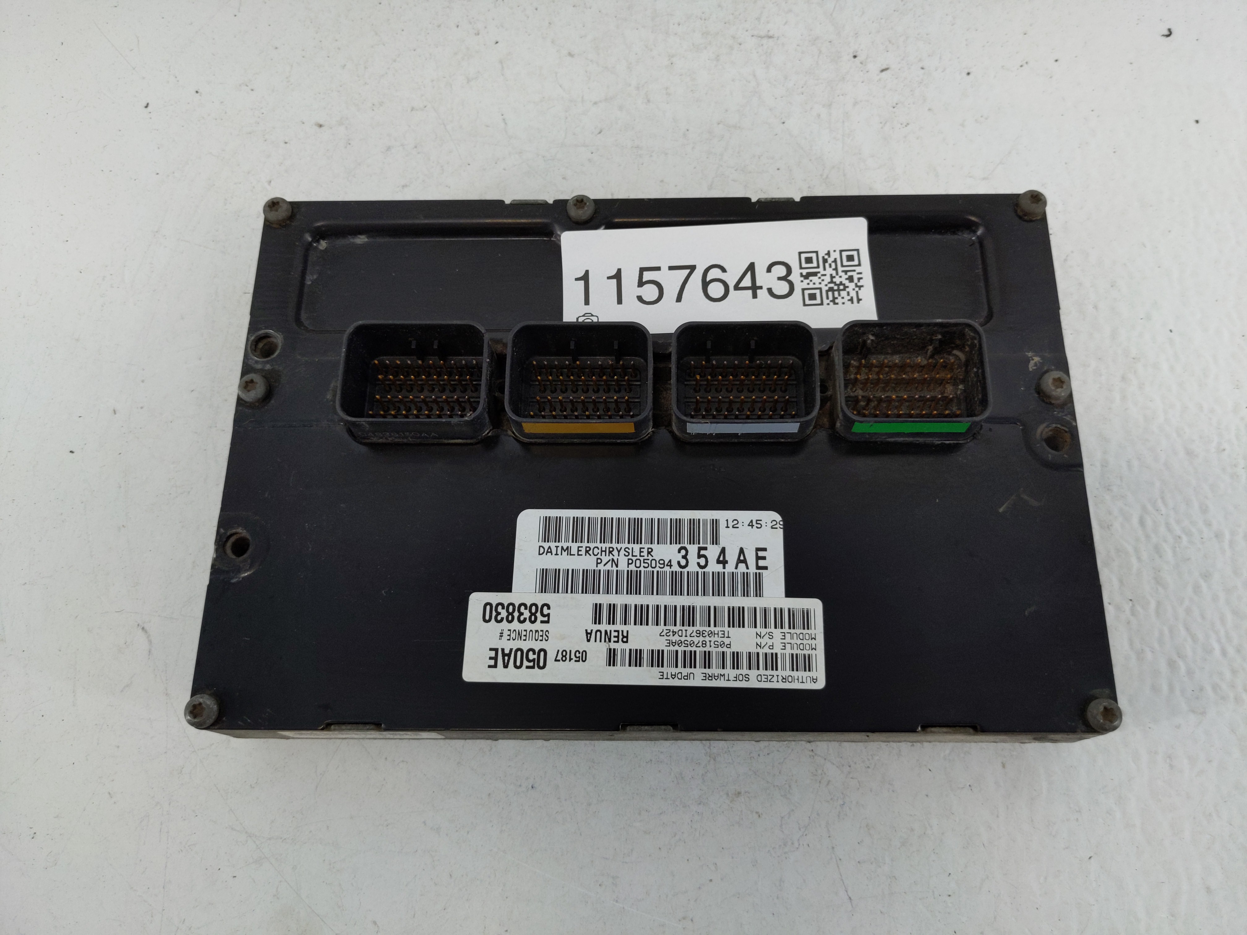 Picture of 2007-2007 Dodge Durango Engine Control Computer Ecu Pcm Ecm Pcu Oem 1157643