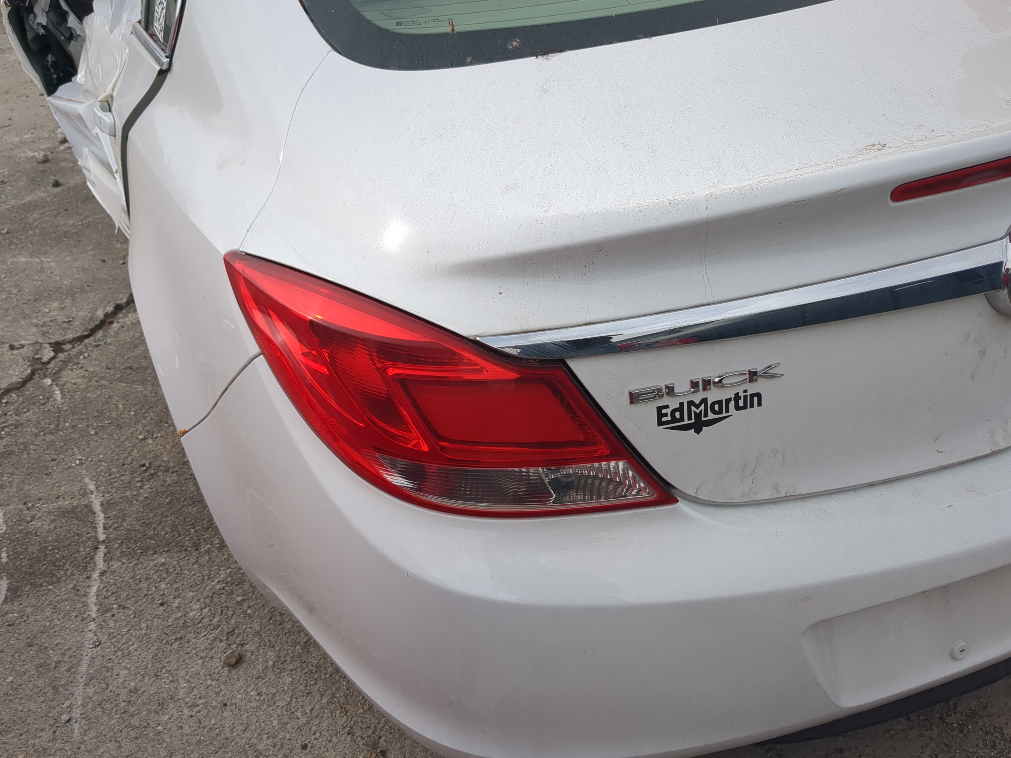 2011-2013 Buick Regal Driver Left Side Tail Light Taillight Oem 1158102 - Oemusedautoparts1.com