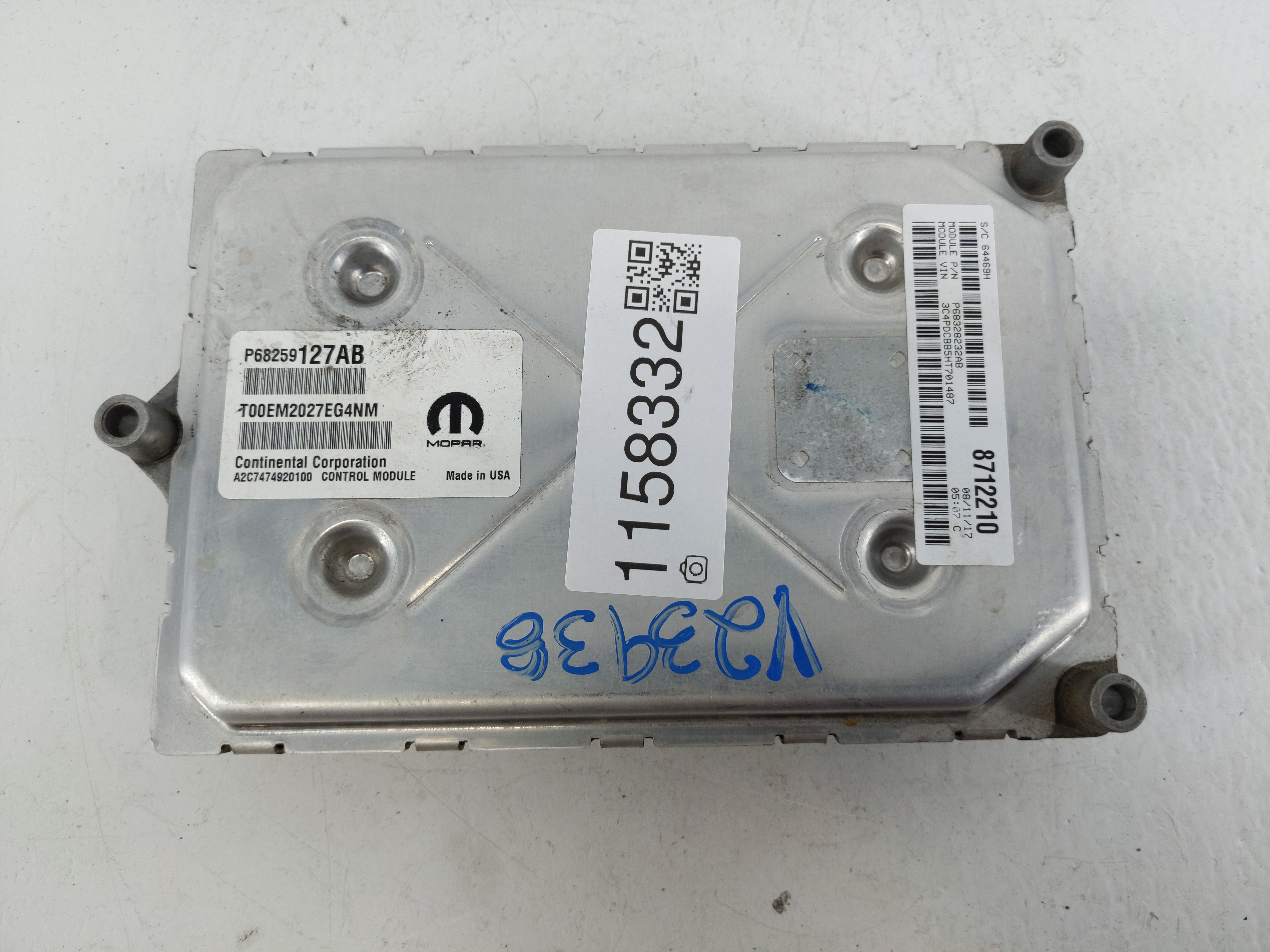 Picture of 2016-2020 Dodge Journey Engine Control Computer Ecu Pcm Ecm Pcu Oem 1158332