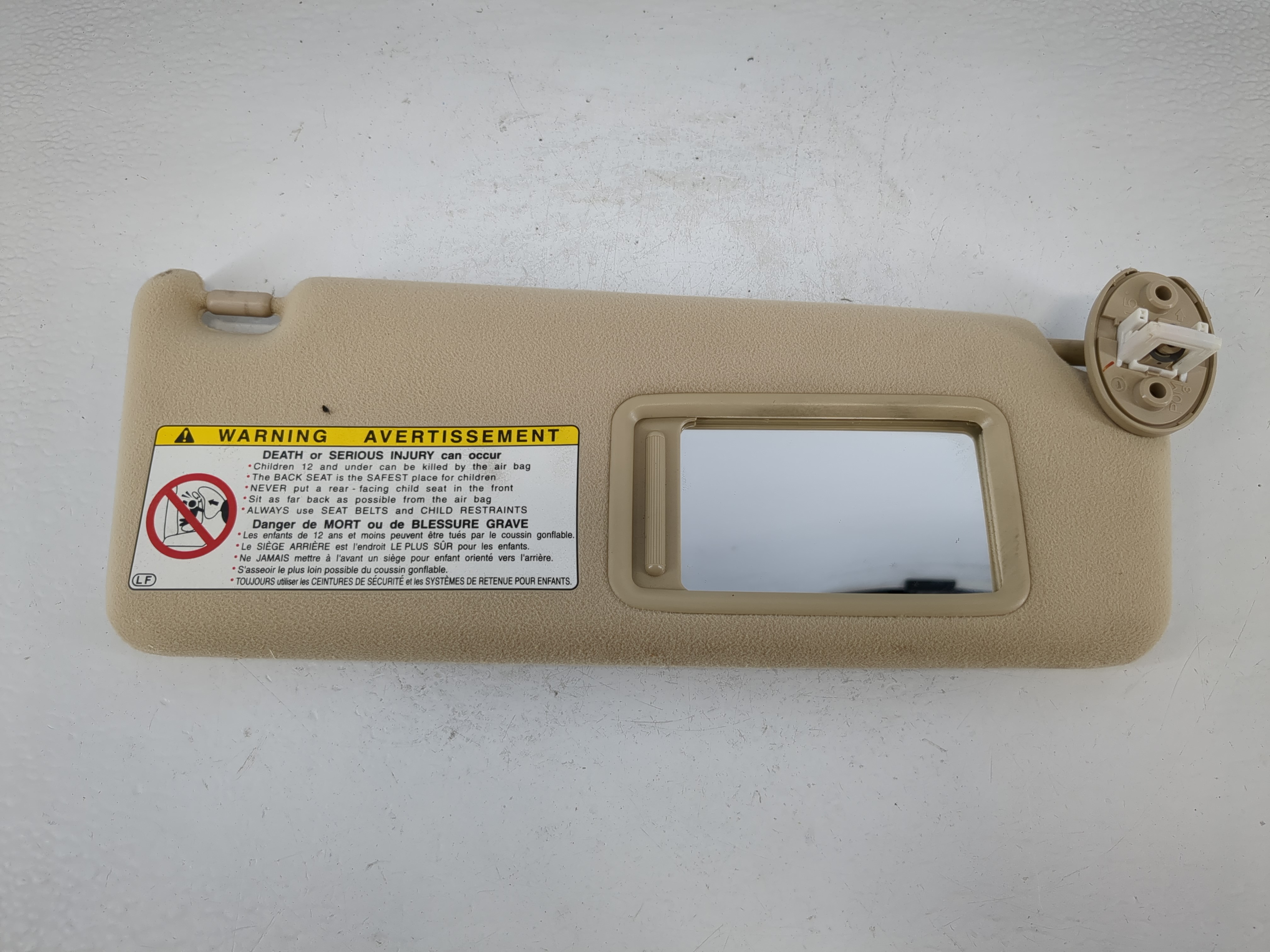 2001-2006 Lexus Gs300 Passenger Sun Visor Mirror Right Sunvisor 1158381 - Oemusedautoparts1.com