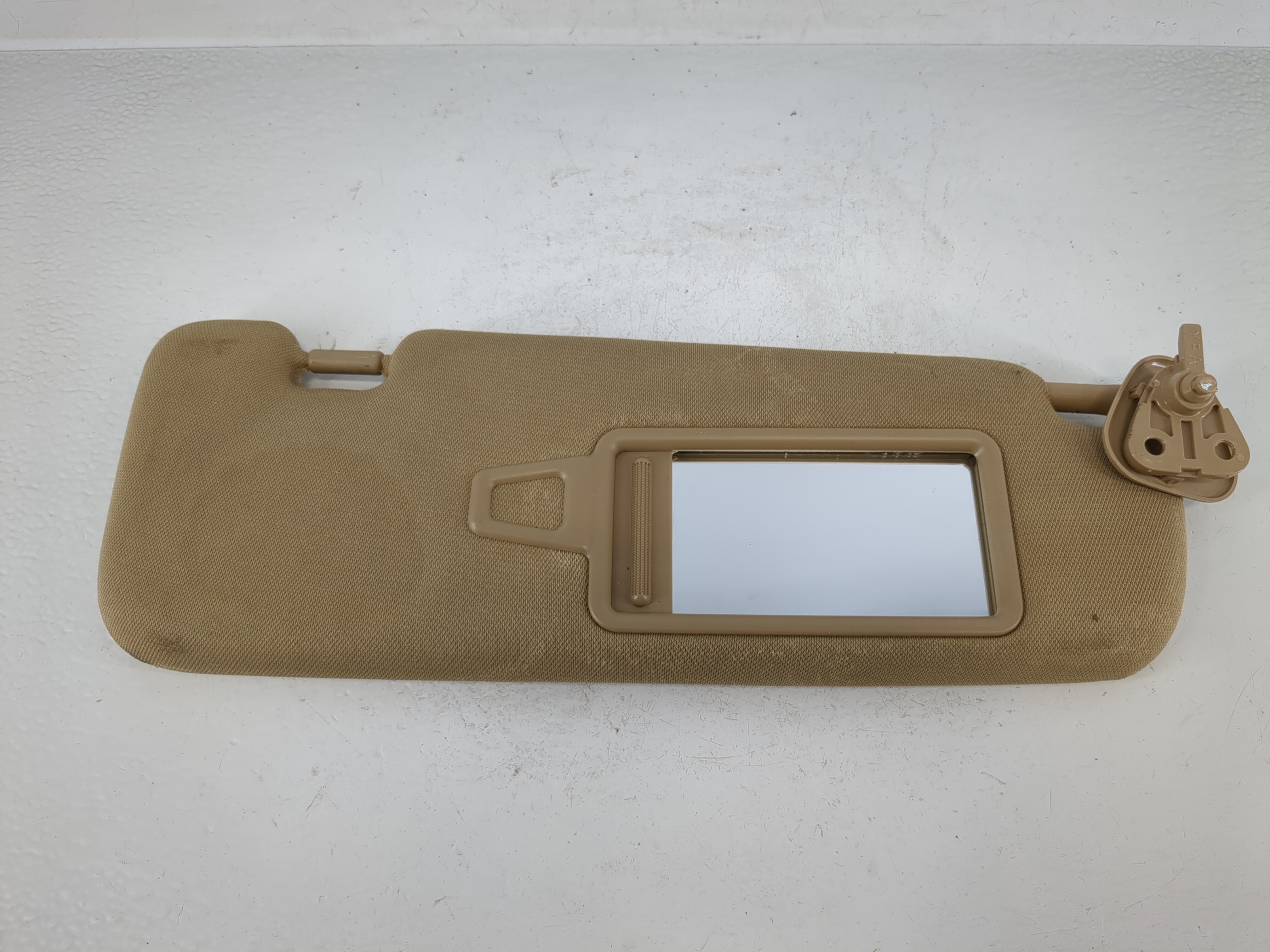 2011-2015 Hyundai Sonata Passenger Sun Visor Mirror Right Sunvisor Tan 1158387 - Oemusedautoparts1.com