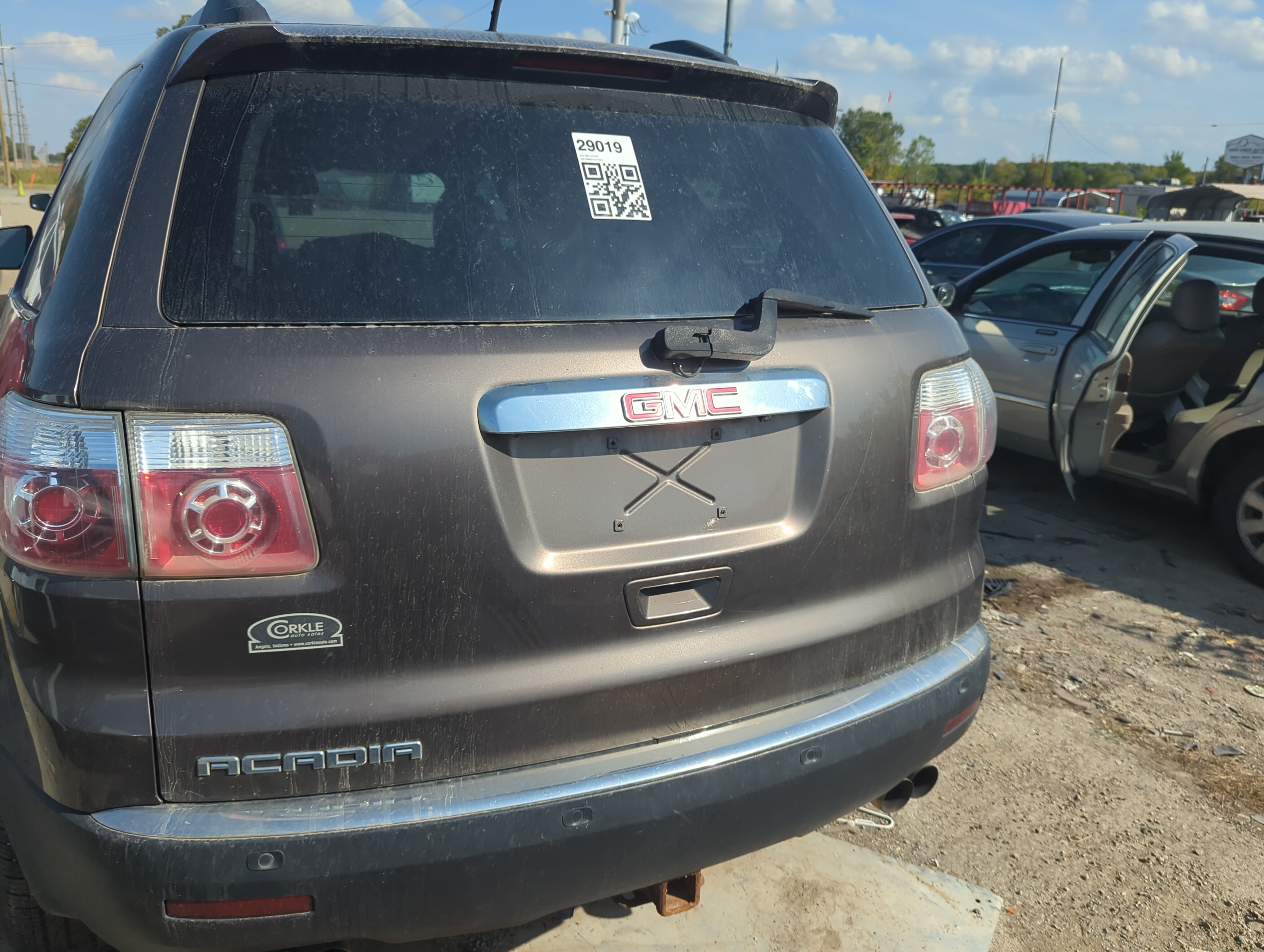 2009-2012 Gmc Acadia Trunk/decklid/hatch/tailgate Oem 1158474 - Oemusedautoparts1.com