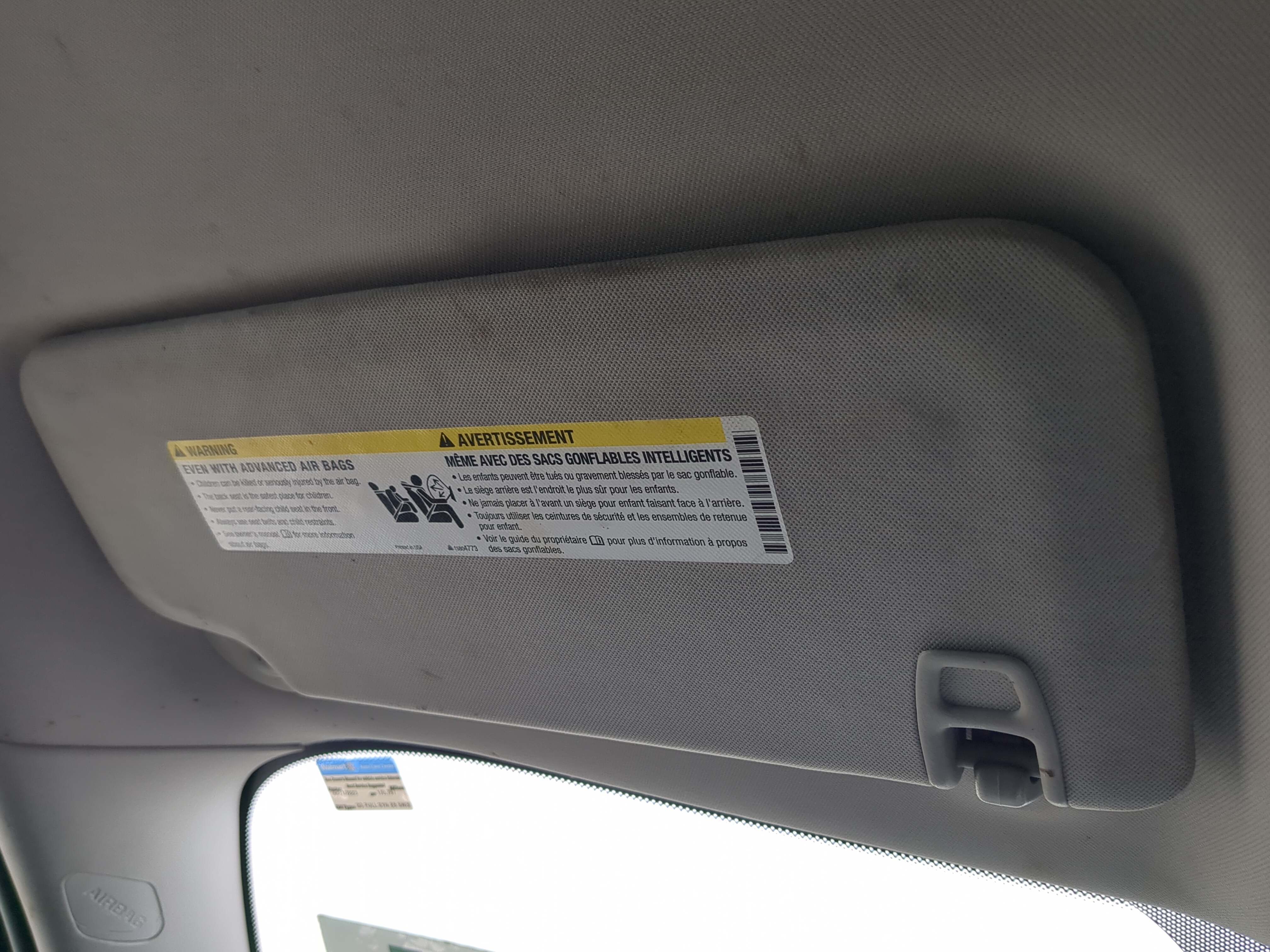 2007-2017 Gmc Acadia Driver Sun Visor Mirror Left Sunvisor 1158501 - Oemusedautoparts1.com