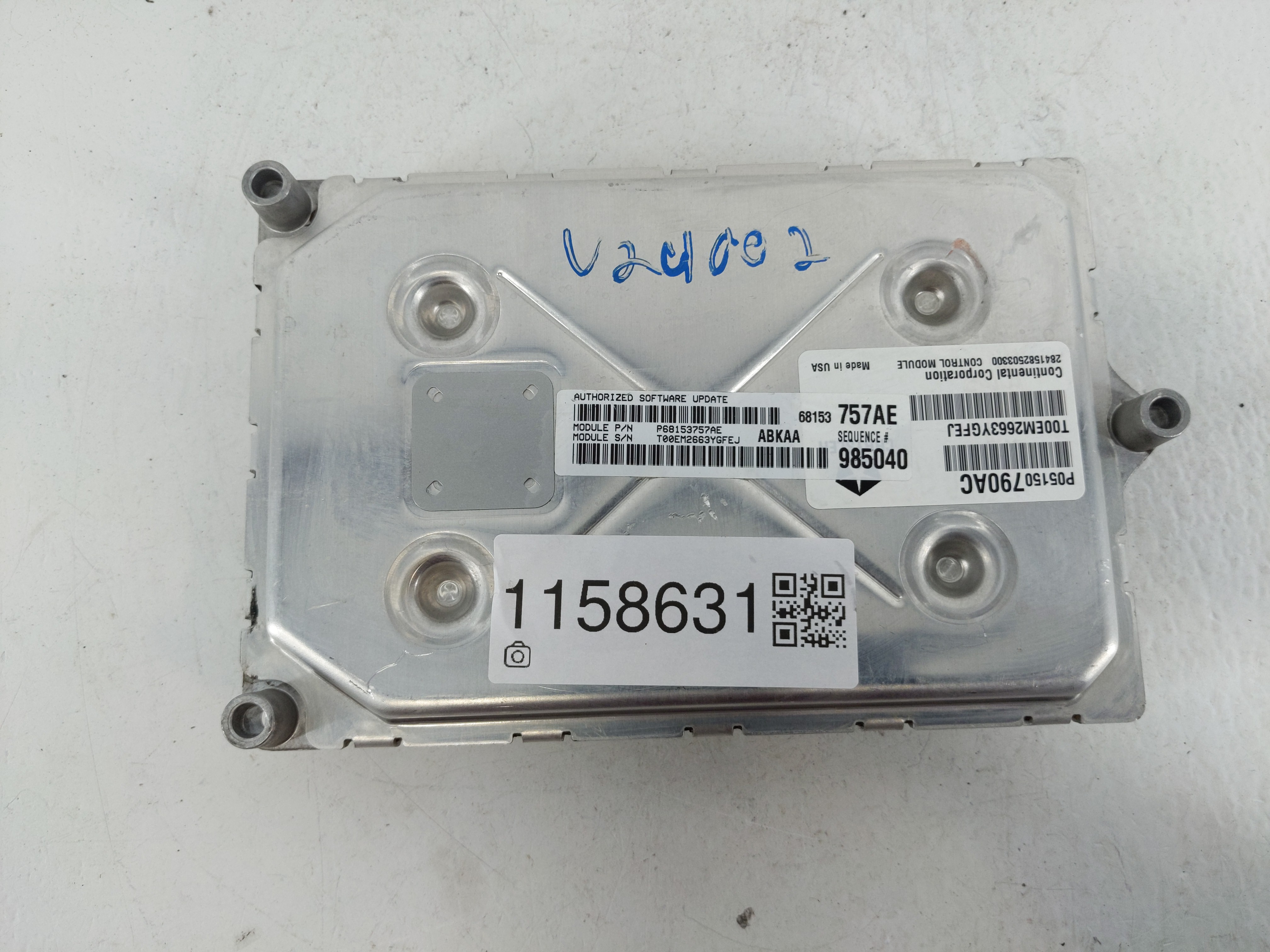 Dodge Ram 1500 Engine Control Computer Ecu Pcm Ecm Pcu Oem 1158631 - Oemusedautoparts1.com