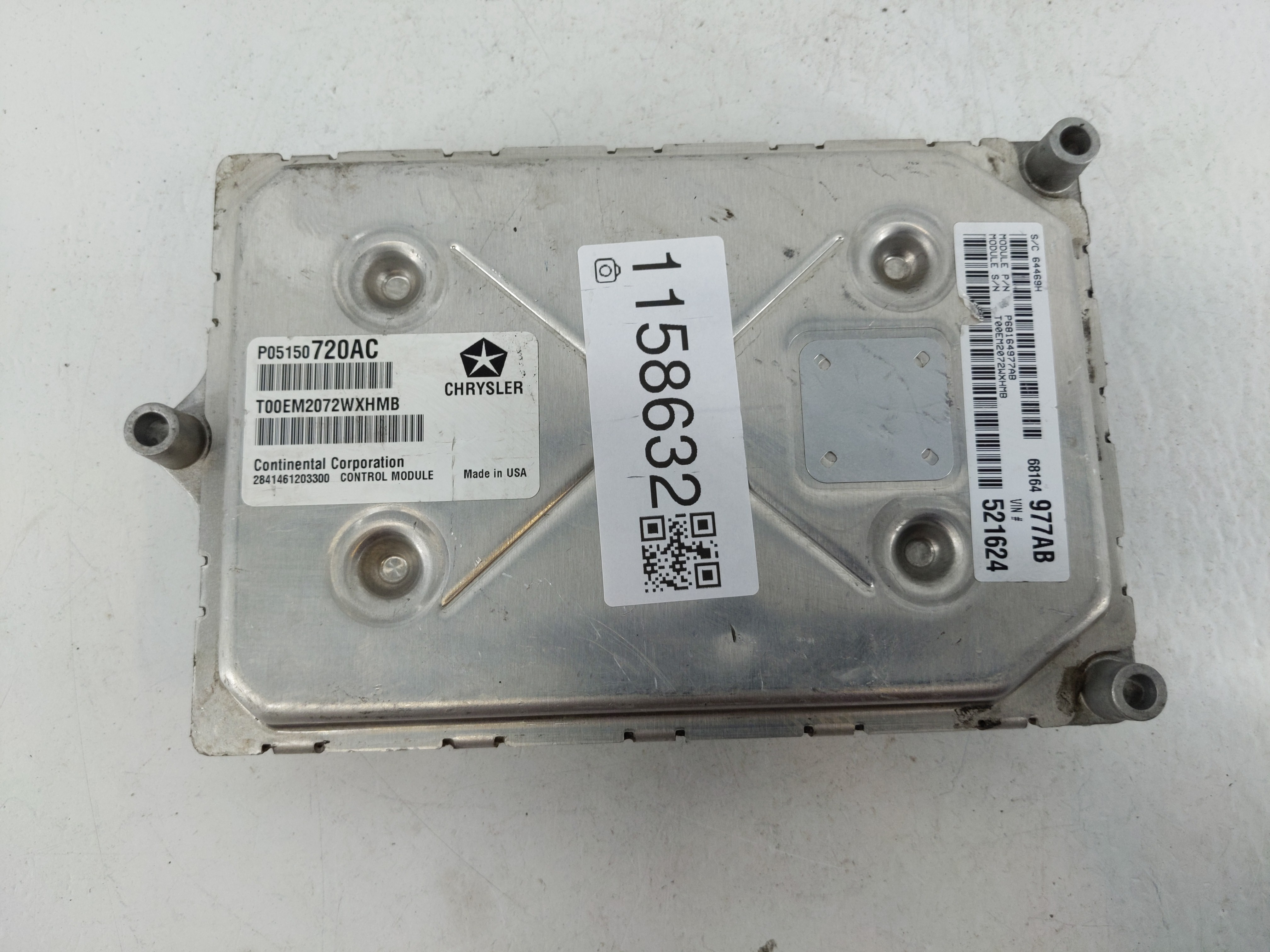 2013-2013 Dodge Journey Engine Control Computer Ecu Pcm Ecm Pcu Oem 1158632 - Oemusedautoparts1.com