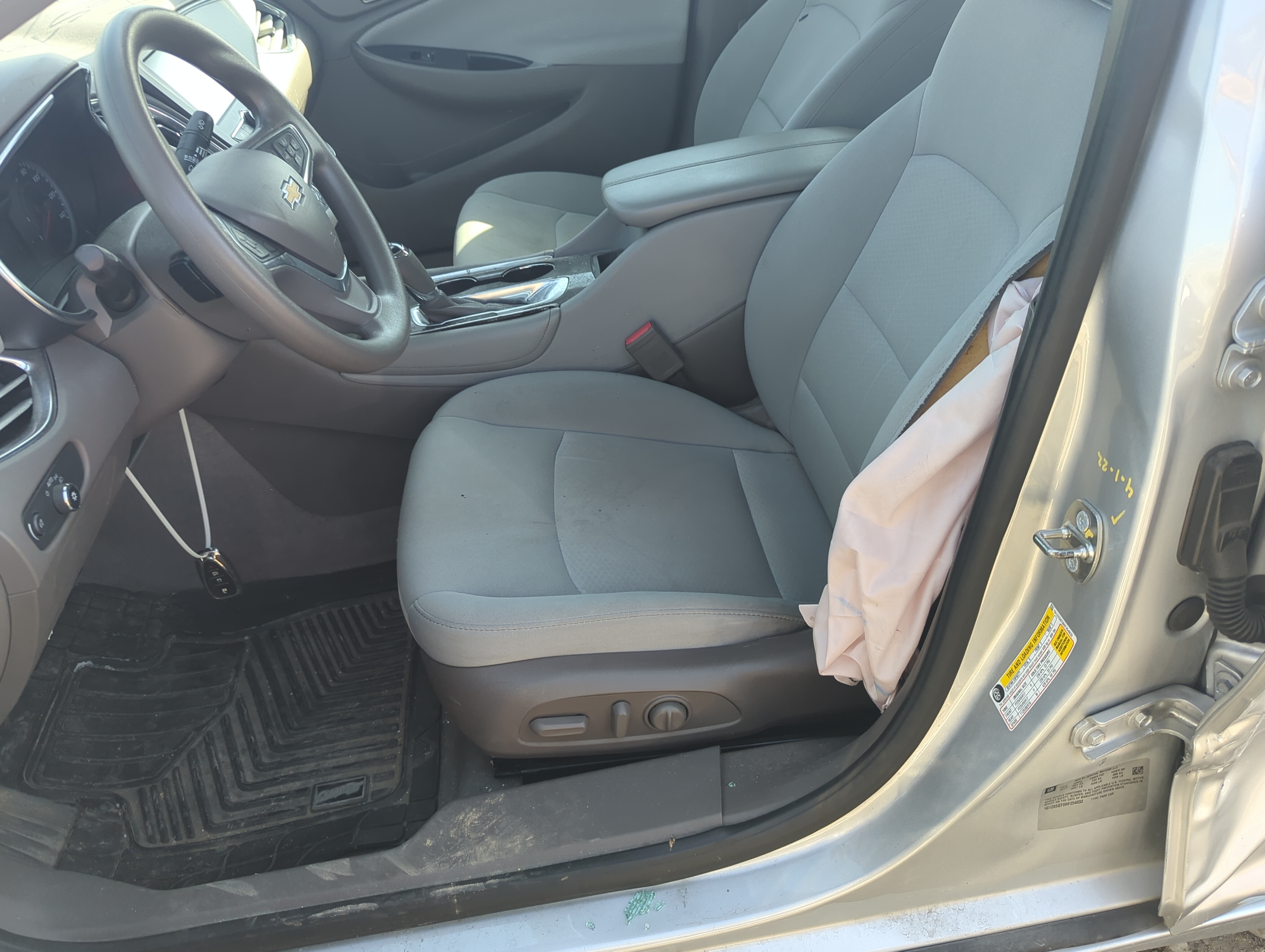 2016-2021 Chevrolet Malibu Driver Front Seat Oem 1158991 - Oemusedautoparts1.com