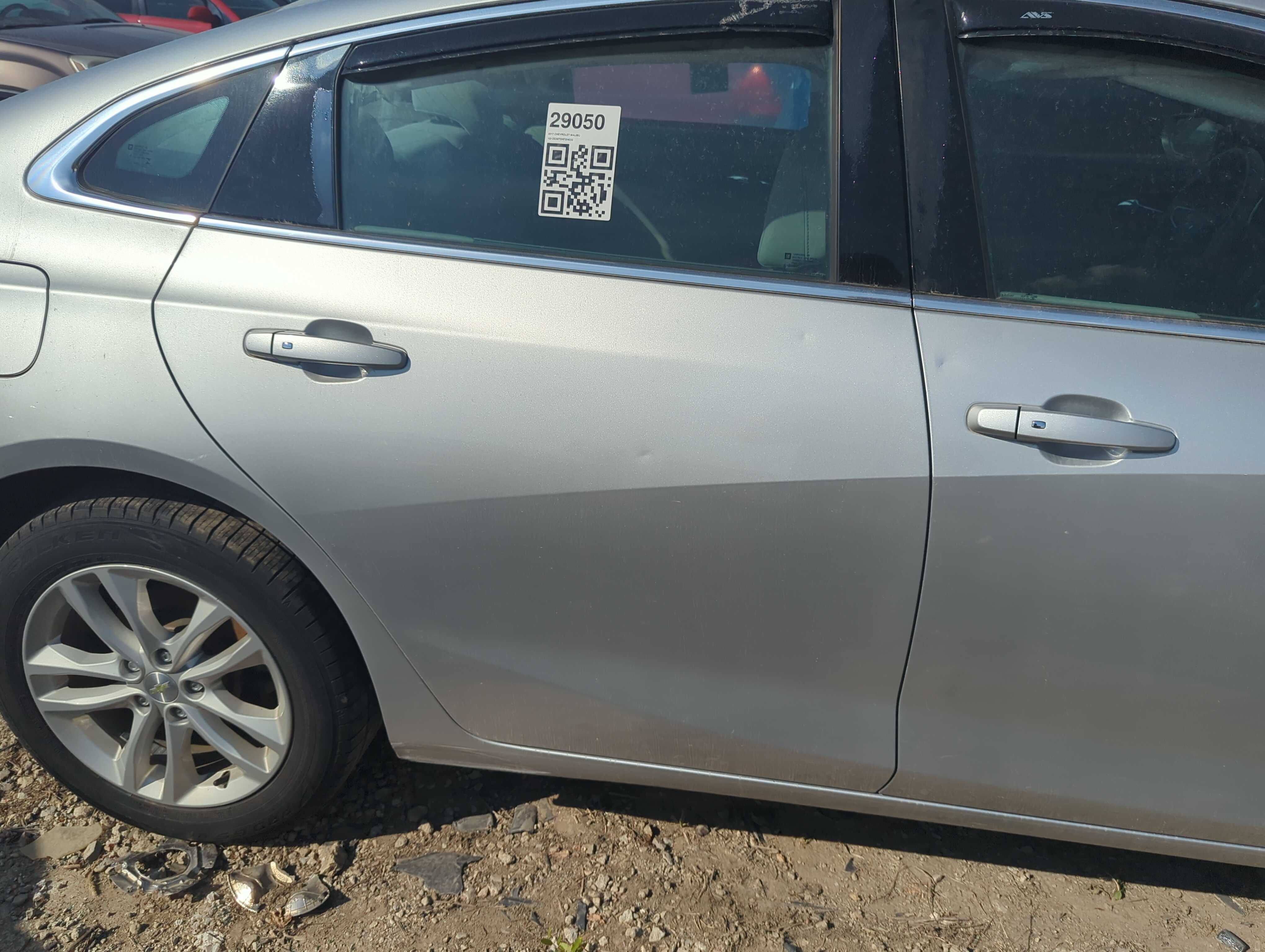 2016-2021 Chevrolet Malibu Passenger Rear Door Oem 1159021 - Oemusedautoparts1.com