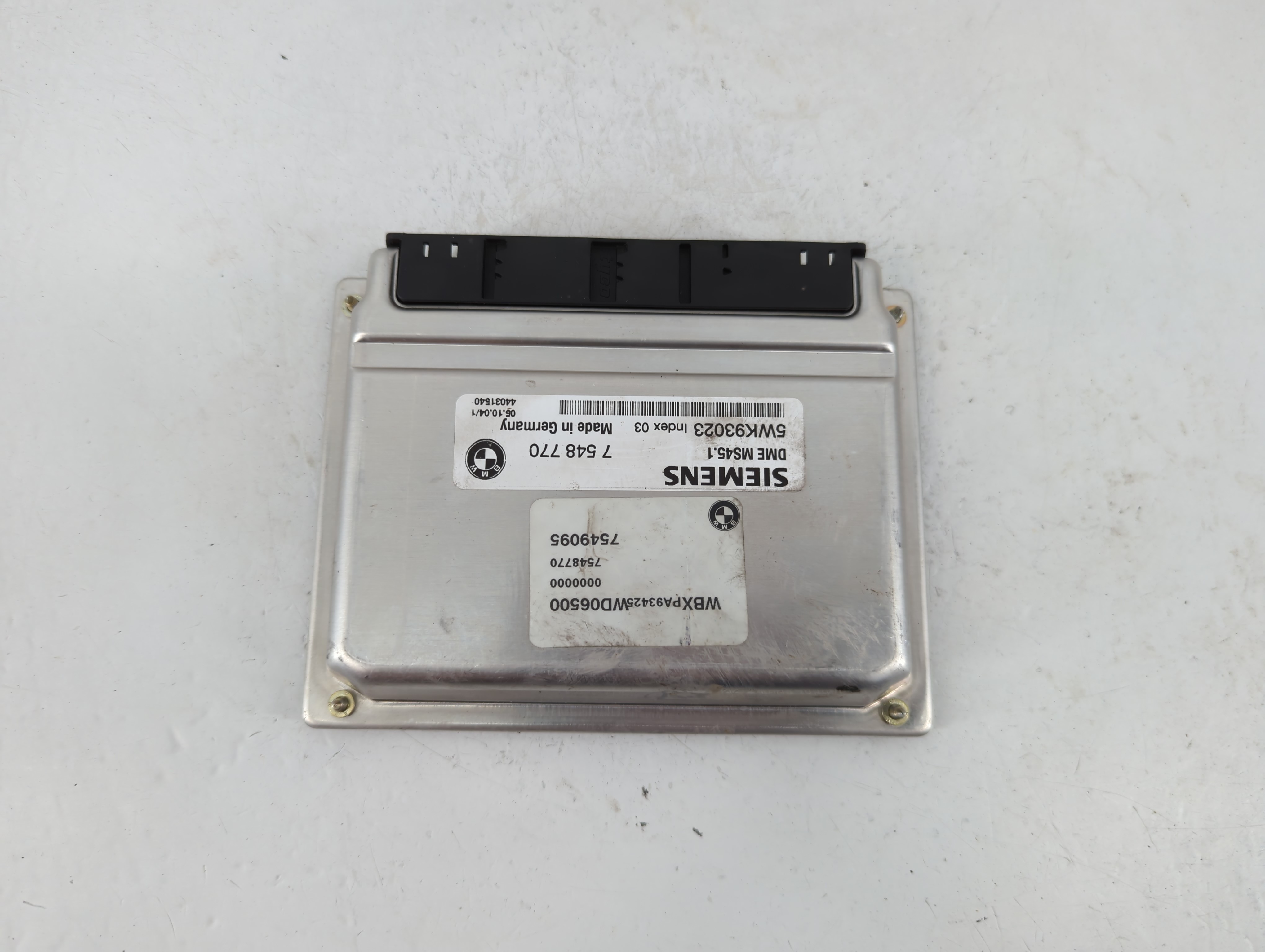 2004-2005 Bmw X3 Engine Control Computer Ecu Pcm Ecm Pcu Oem 7 548 770 1159445 - Oemusedautoparts1.com