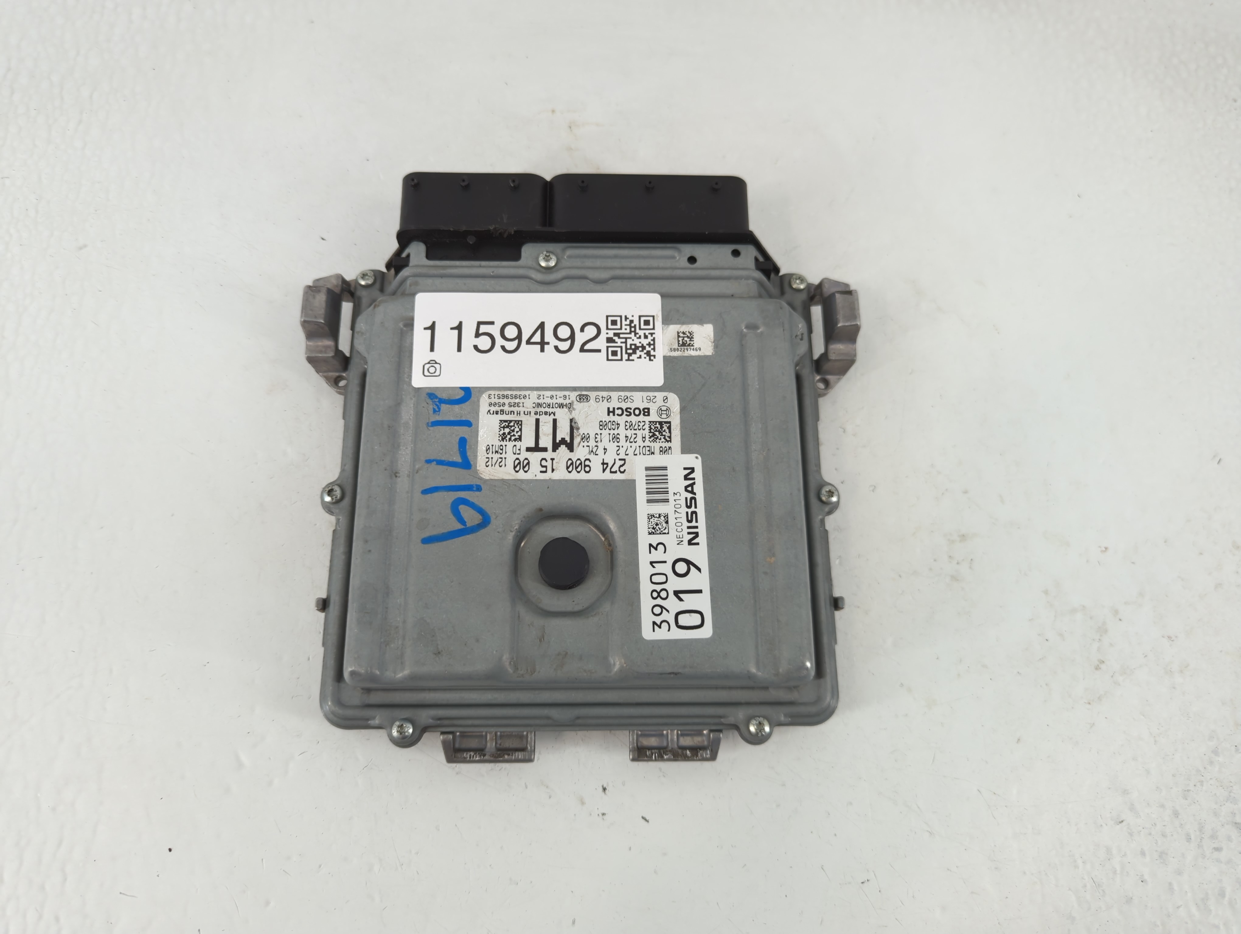 2017-2018 Infiniti Q60 Engine Control Computer Ecu Pcm Ecm Pcu Oem 1159492 - Oemusedautoparts1.com