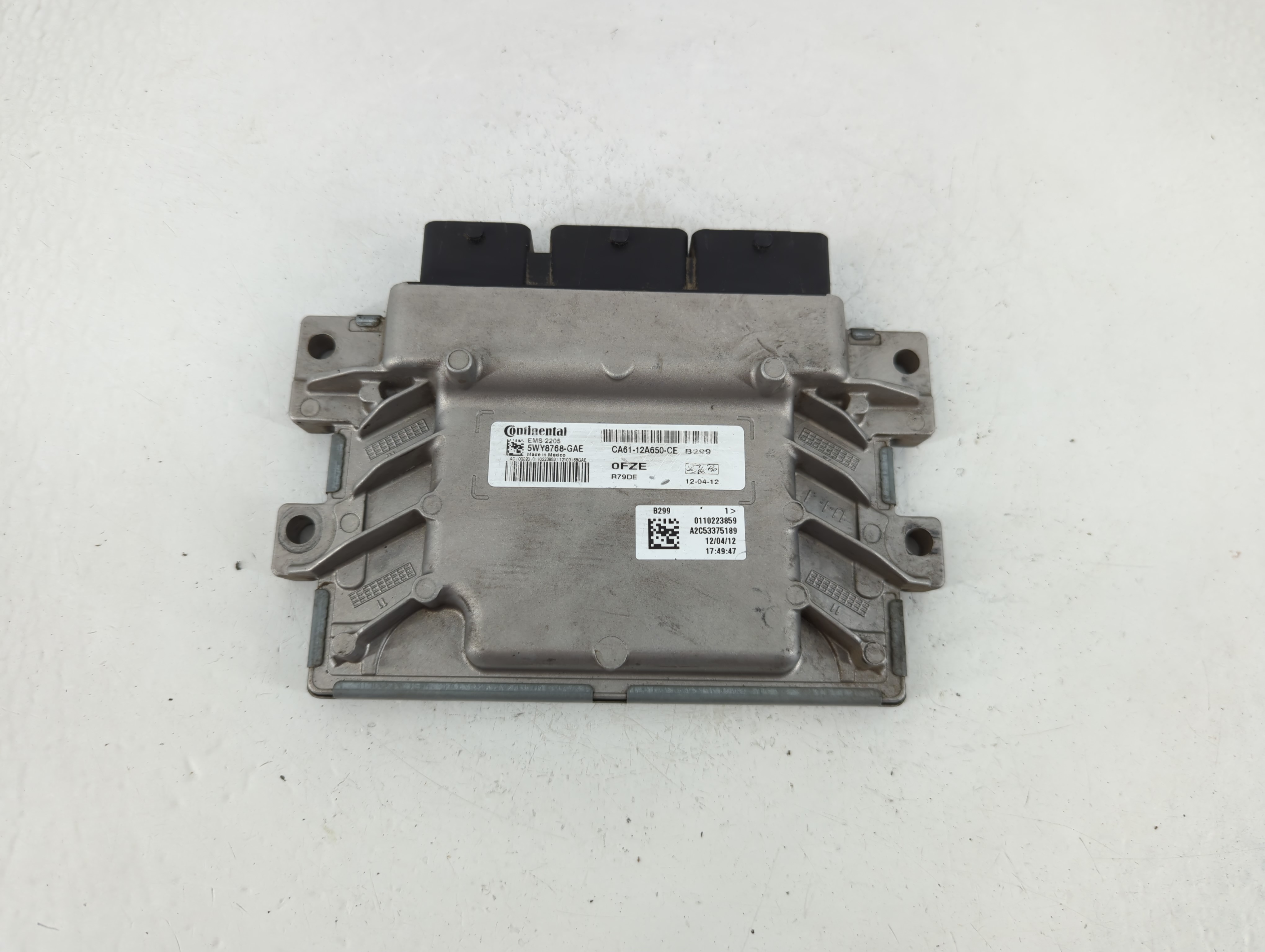 Picture of 2012-2013 Ford Fiesta Engine Control Computer Ecu Pcm Ecm Pcu Oem 1159658