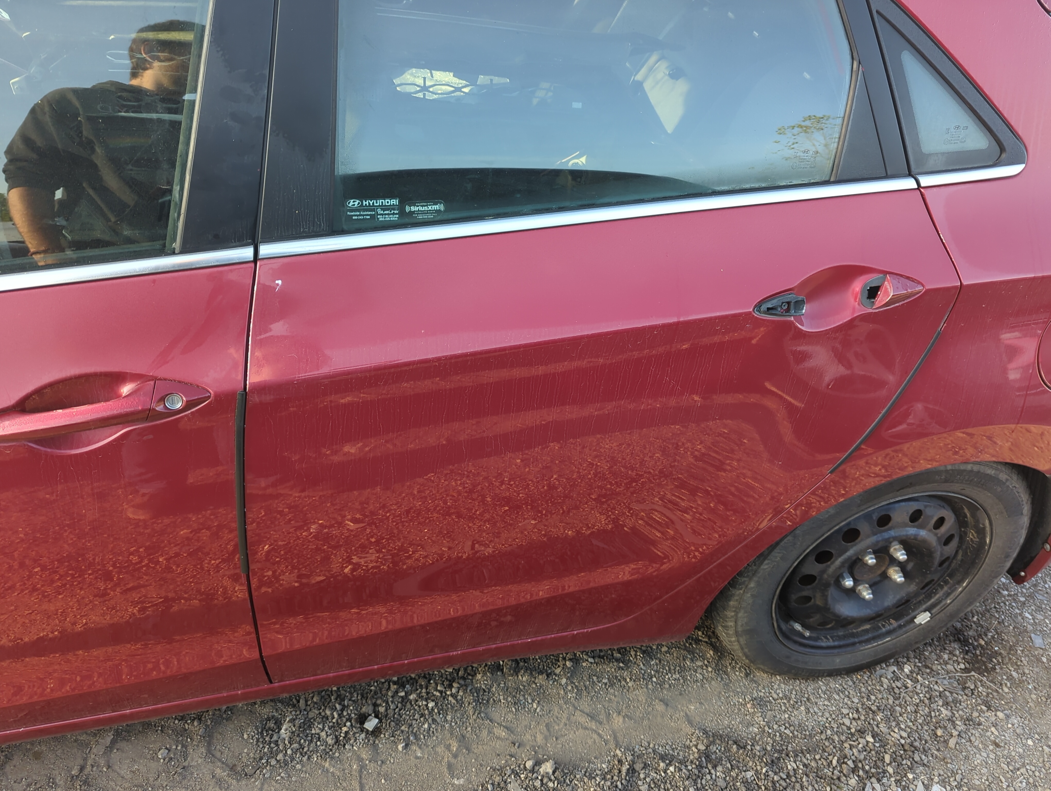 2013-2017 Hyundai Elantra Gt Driver Rear Door Oem 1160080 - Oemusedautoparts1.com