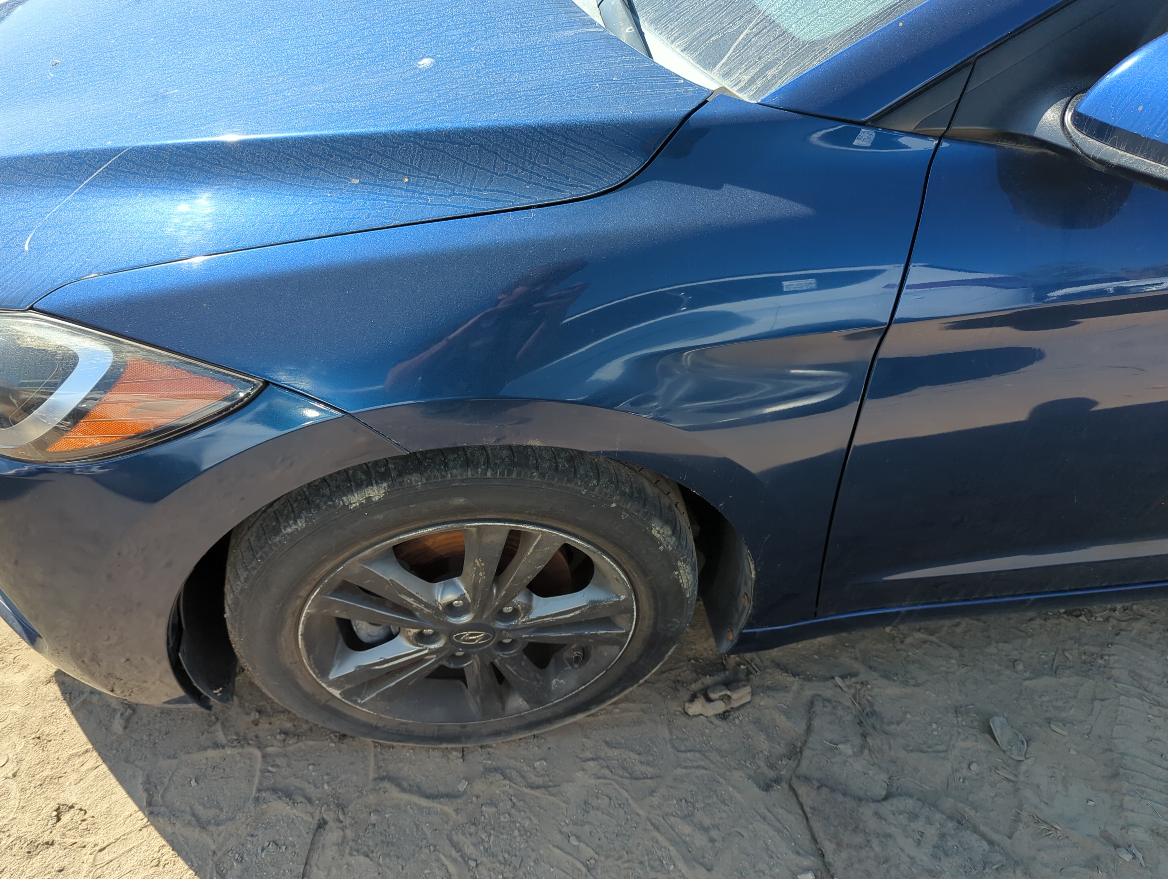 2017-2018 Hyundai Elantra Driver Fender 1160567 - Oemusedautoparts1.com