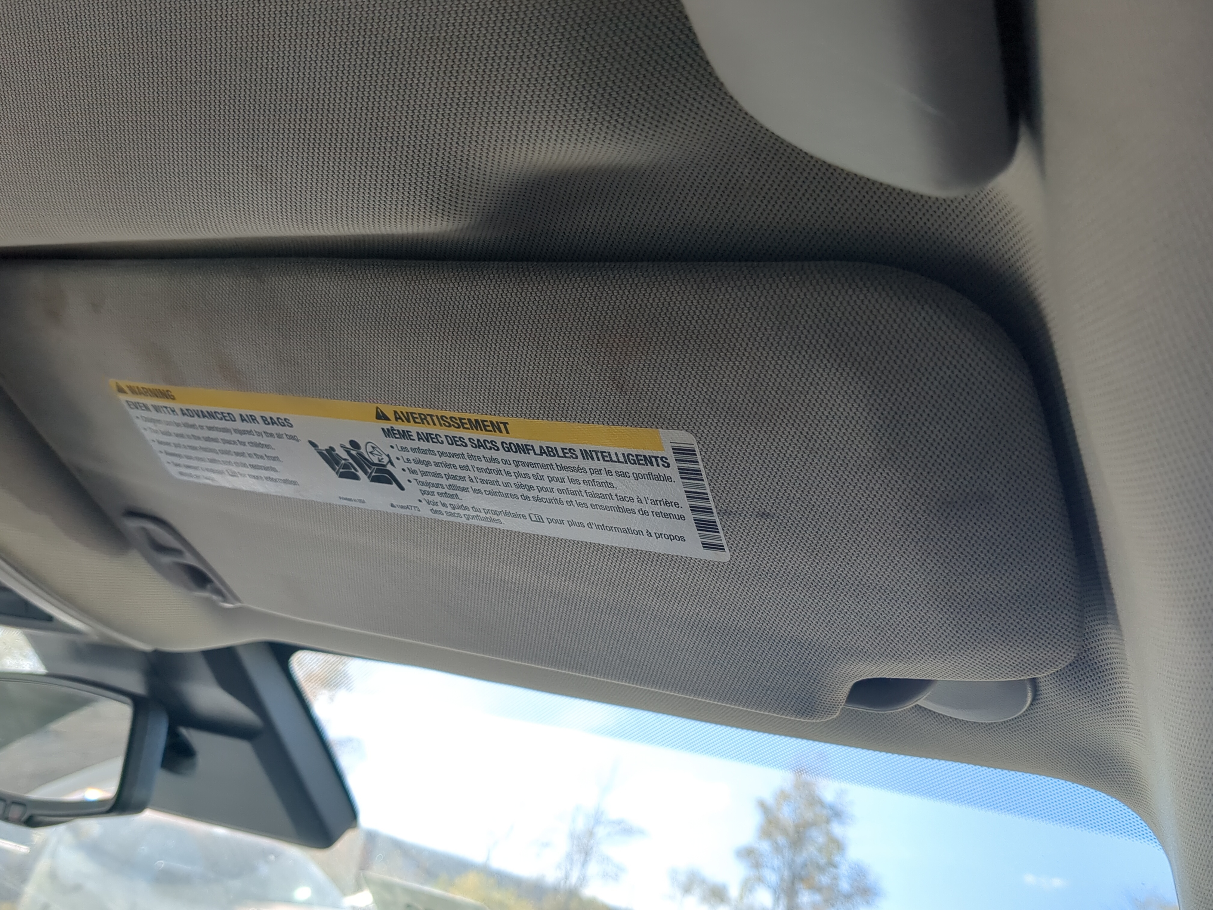 2010-2017 Chevrolet Equinox Passenger Sun Visor Mirror Right Sunvisor 1160877 - Oemusedautoparts1.com