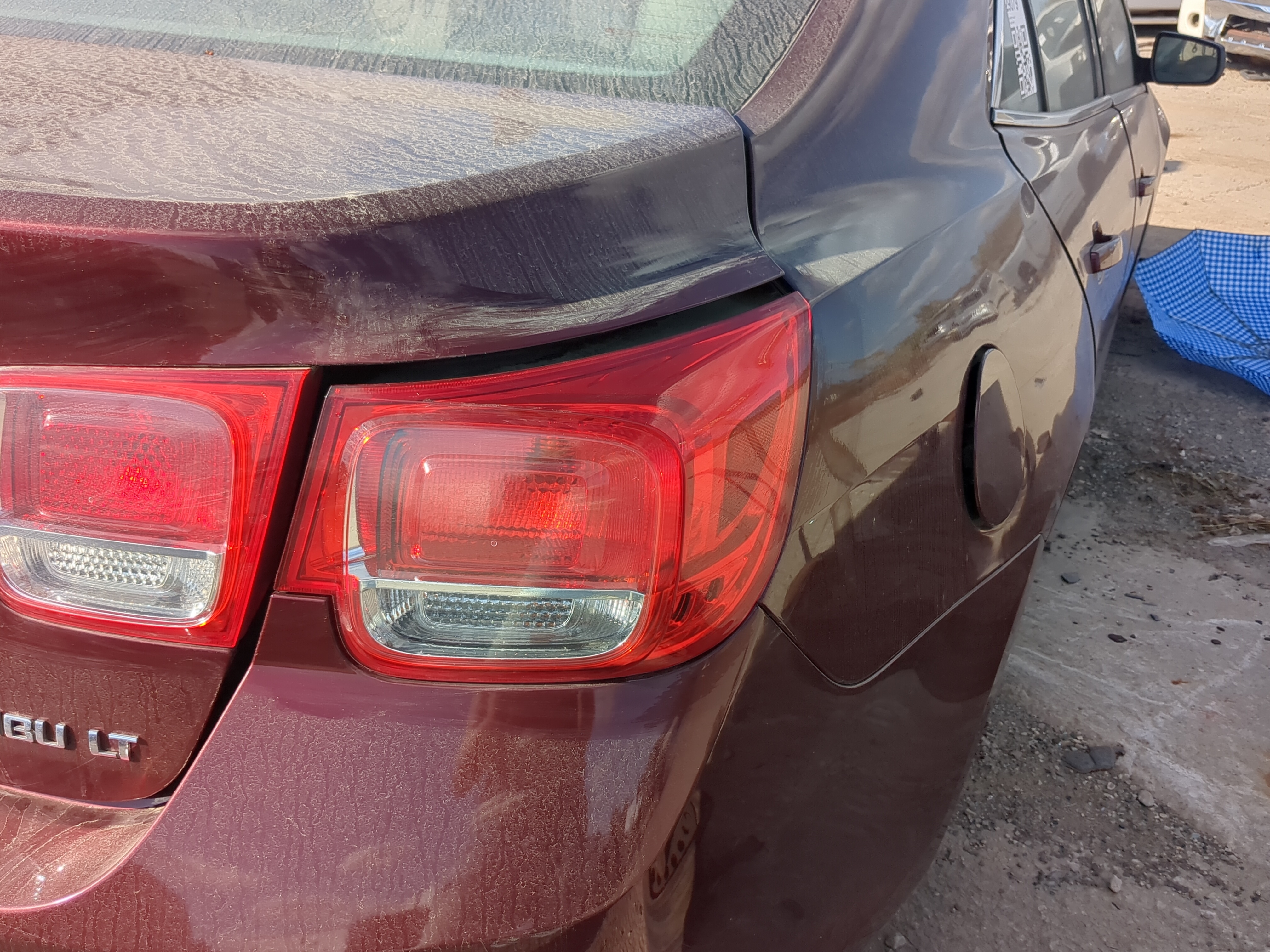 Picture of 2013-2016 Chevrolet Malibu Passenger Right Side Tail Light Taillight Oem 1161342