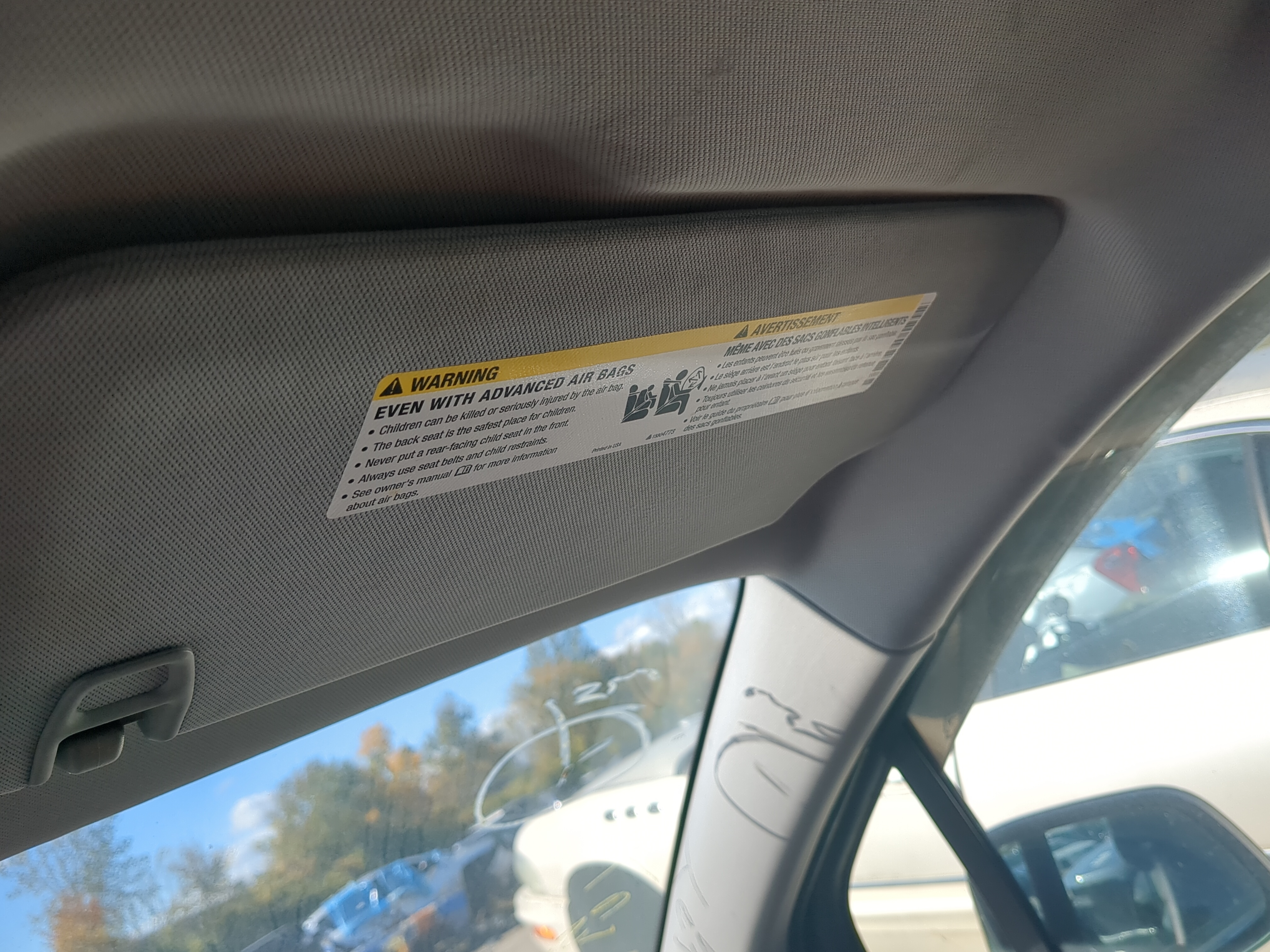 2017-2020 Chevrolet Trax Passenger Sun Visor Mirror Right Sunvisor 1161513 - Oemusedautoparts1.com