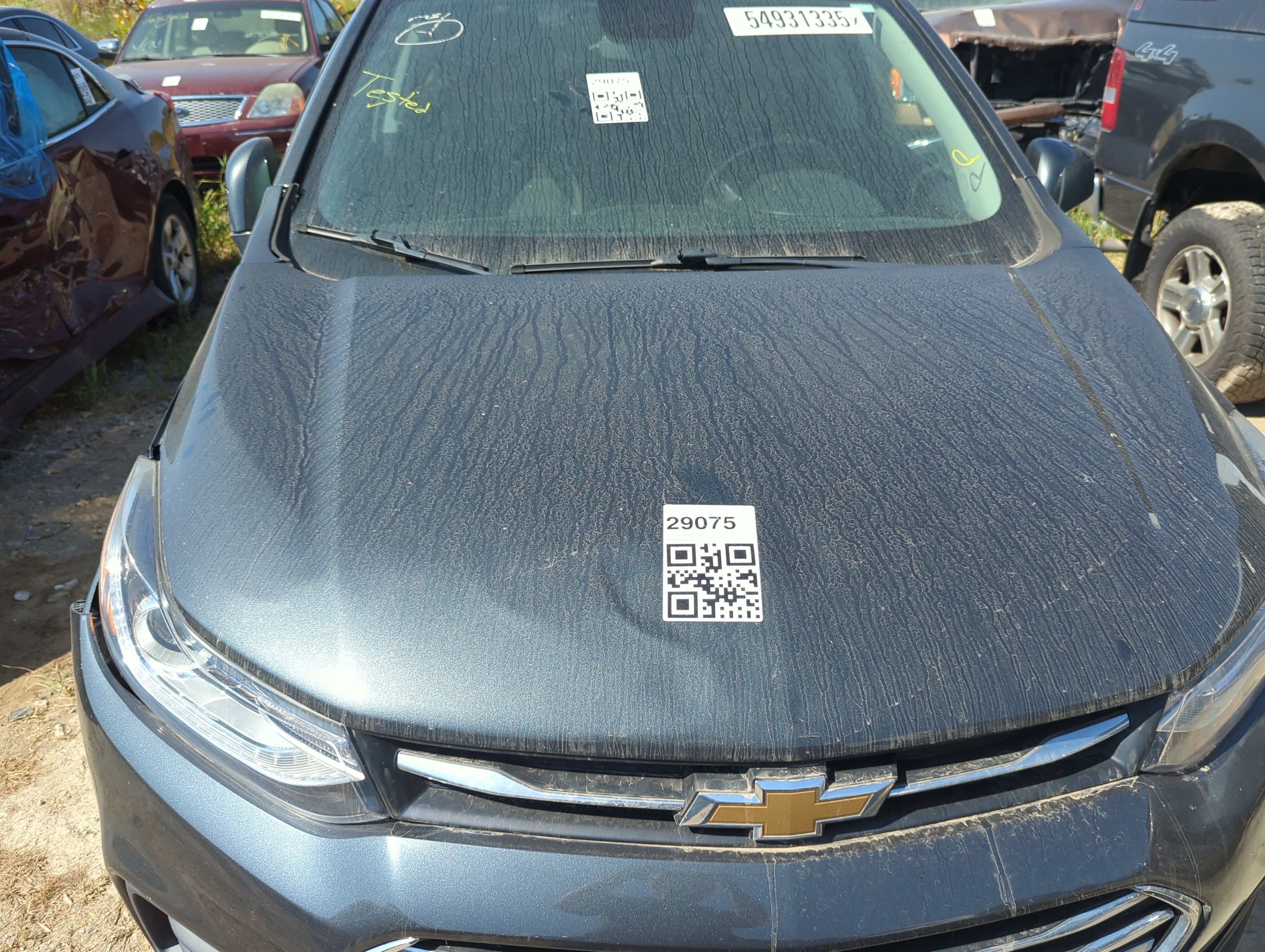 2017-2022 Chevrolet Trax Hood Oem 1161537 - Oemusedautoparts1.com