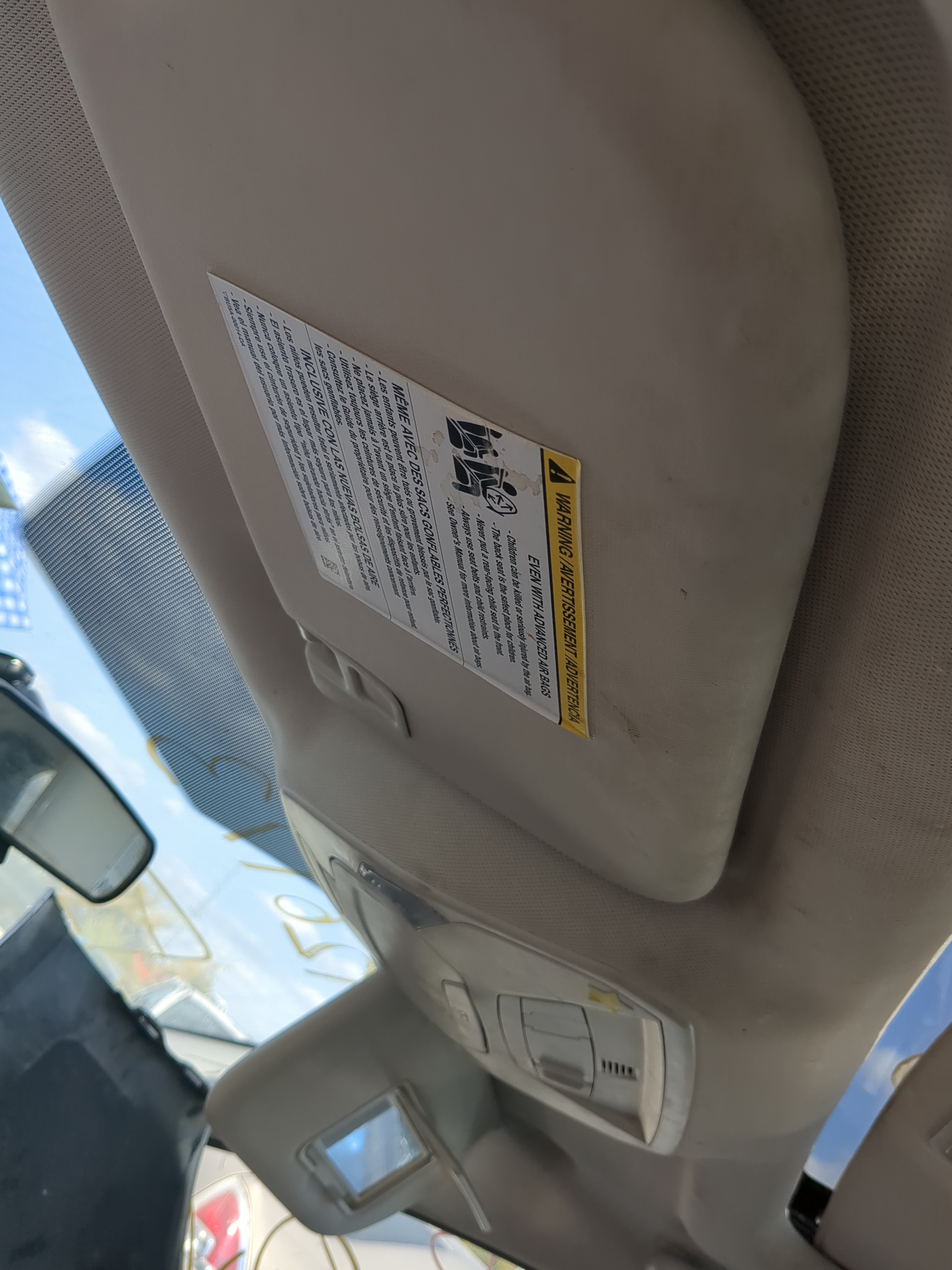 2013-2018 Ford Focus Driver Sun Visor Mirror Left Sunvisor 1163553 - Oemusedautoparts1.com