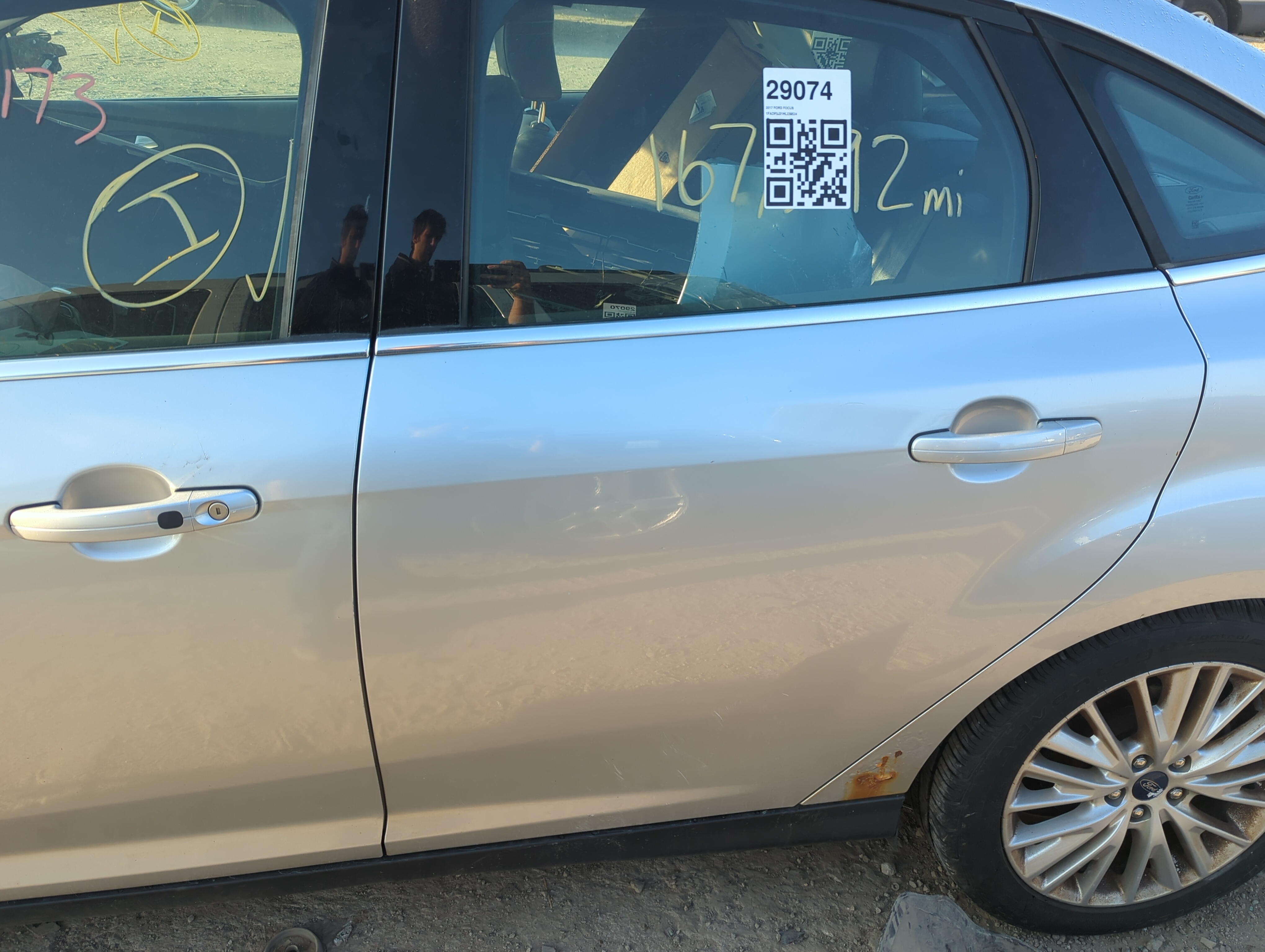 Picture of 2012-2018 Ford Focus Driver Rear Door Oem 1163655