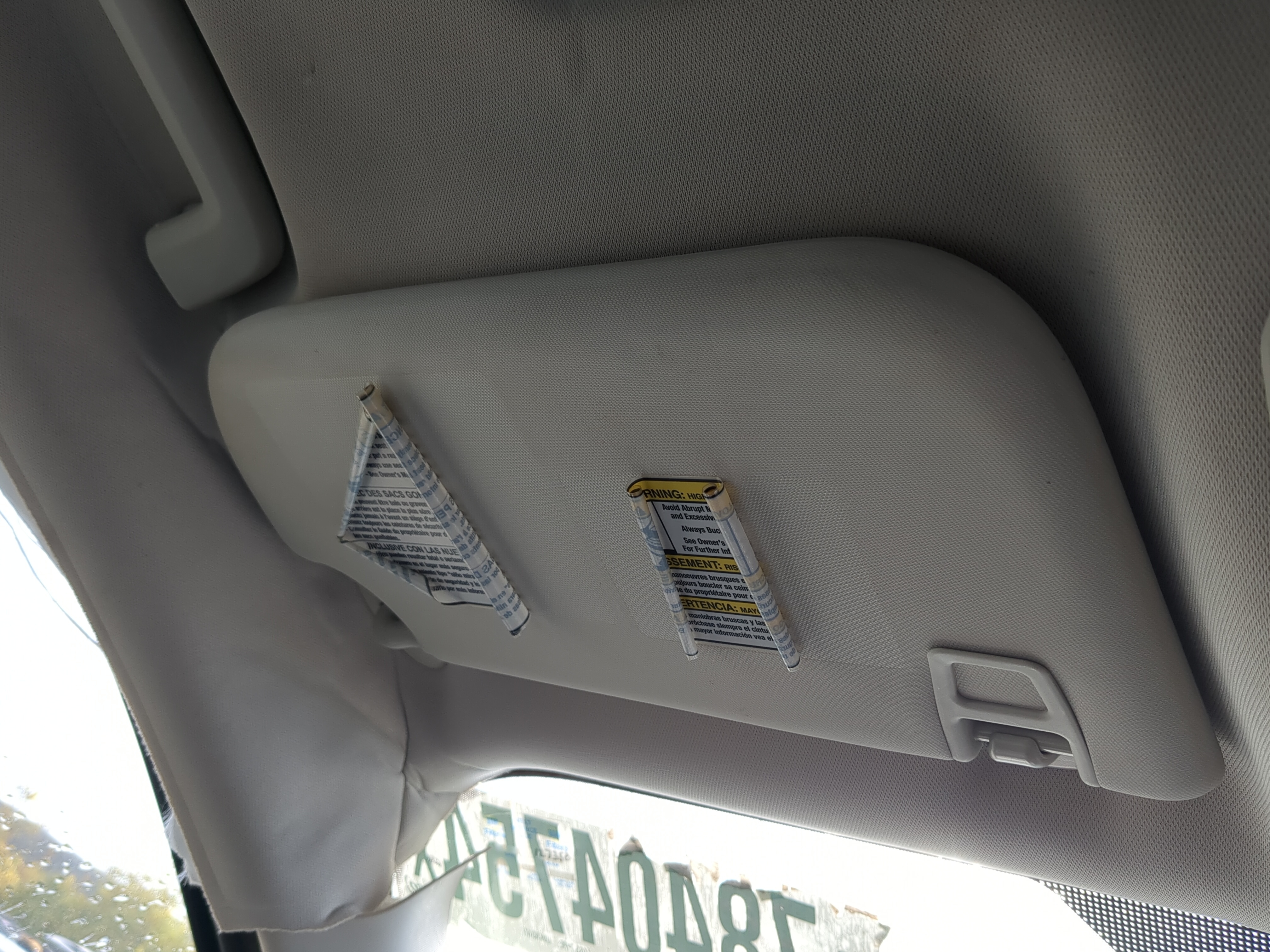2013-2019 Ford Escape Driver Sun Visor Mirror Left Sunvisor 1163752 - Oemusedautoparts1.com