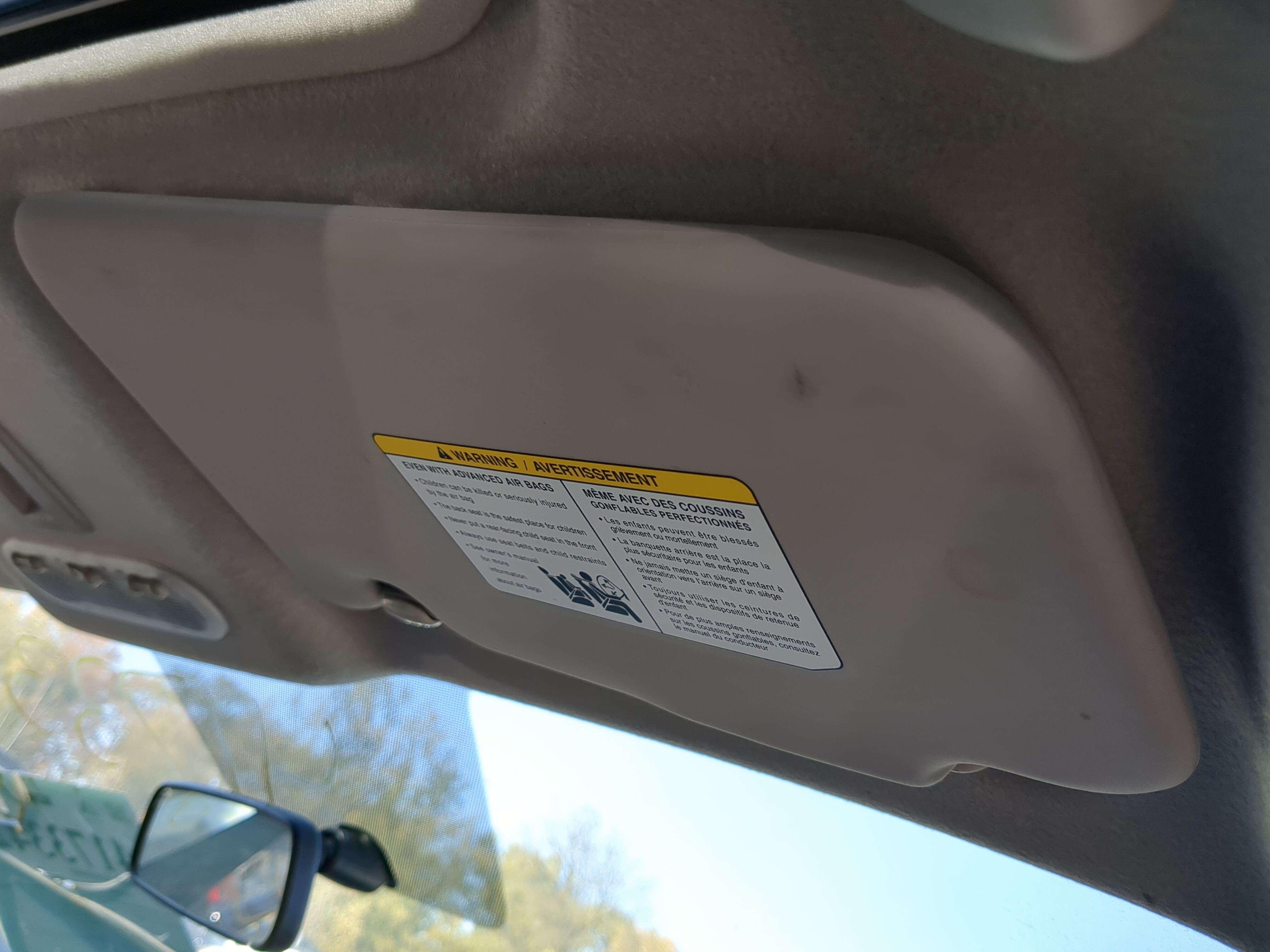 2011-2013 Nissan Juke Passenger Sun Visor Mirror Right Sunvisor 1164442 - Oemusedautoparts1.com