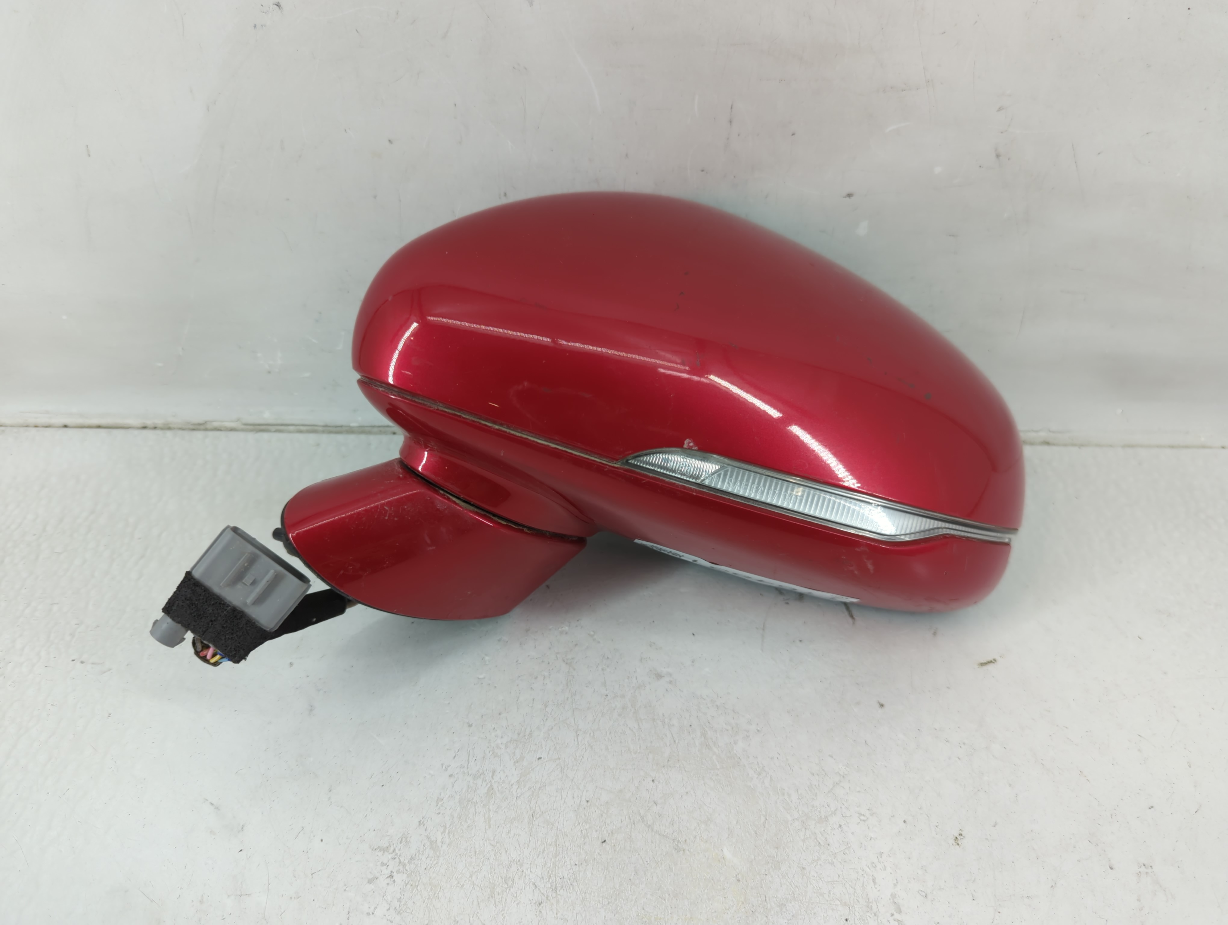 Picture of 2018-2020 Kia Stinger Driver Left Side View Power Door Mirror Red 1164831