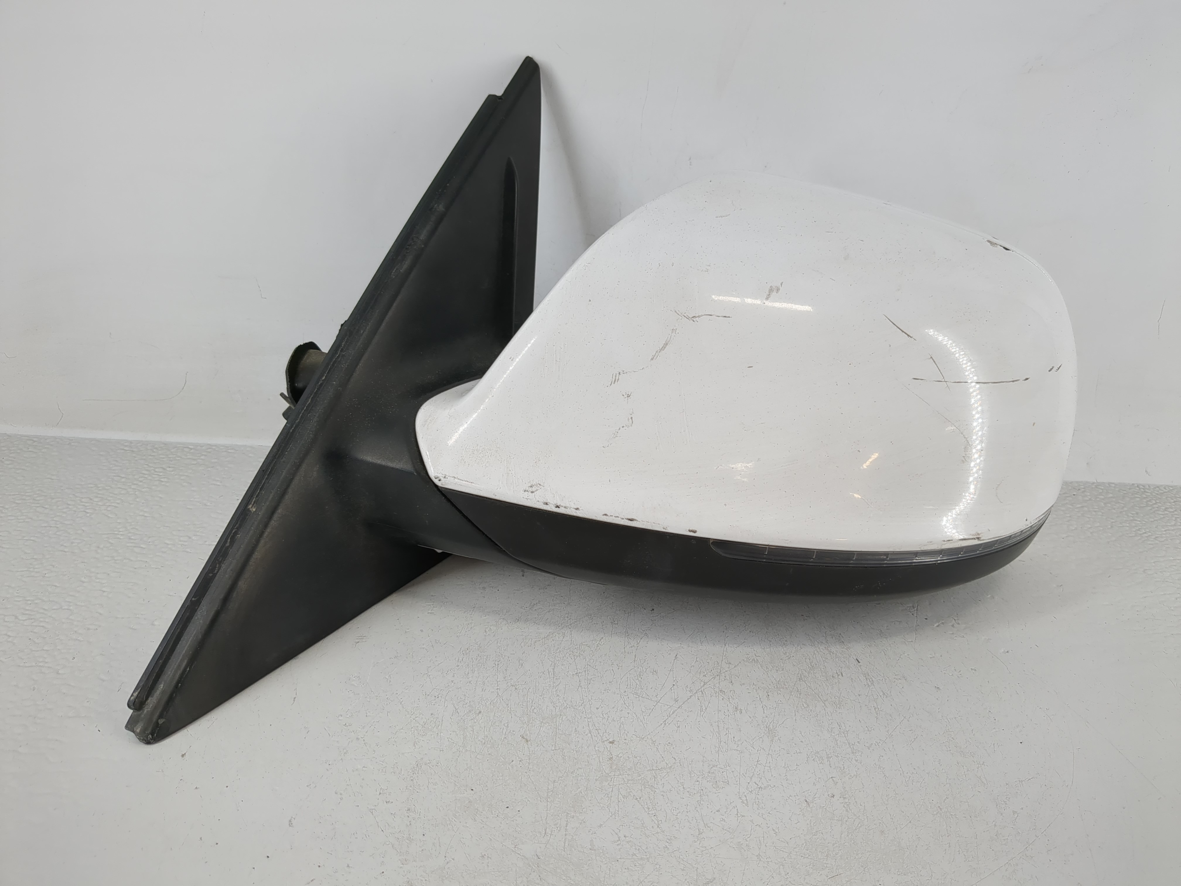 Picture of 2009-2014 Audi Q5 Driver Left Side View Power Door Mirror White 1164992