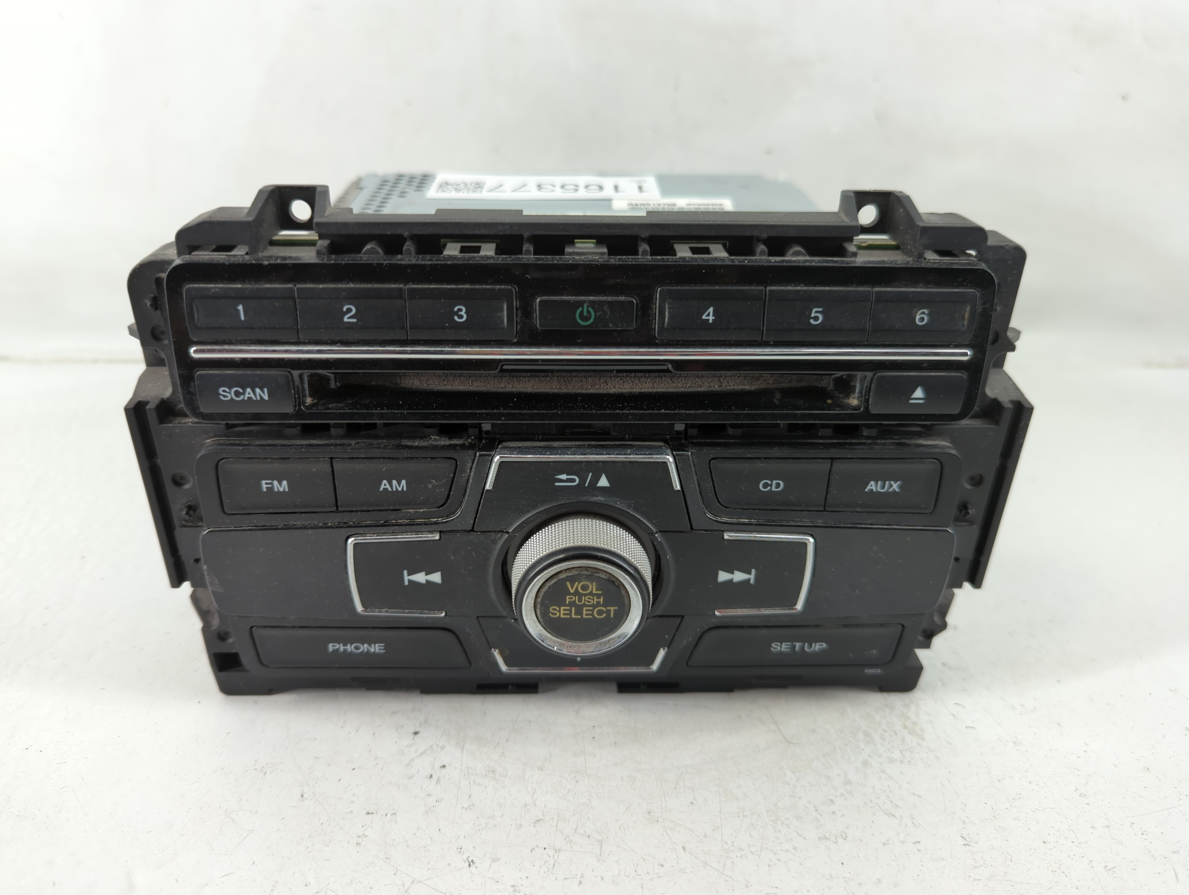 2014-2015 Honda Civic Am Fm Cd Player Radio Receiver 1165377 - Oemusedautoparts1.com