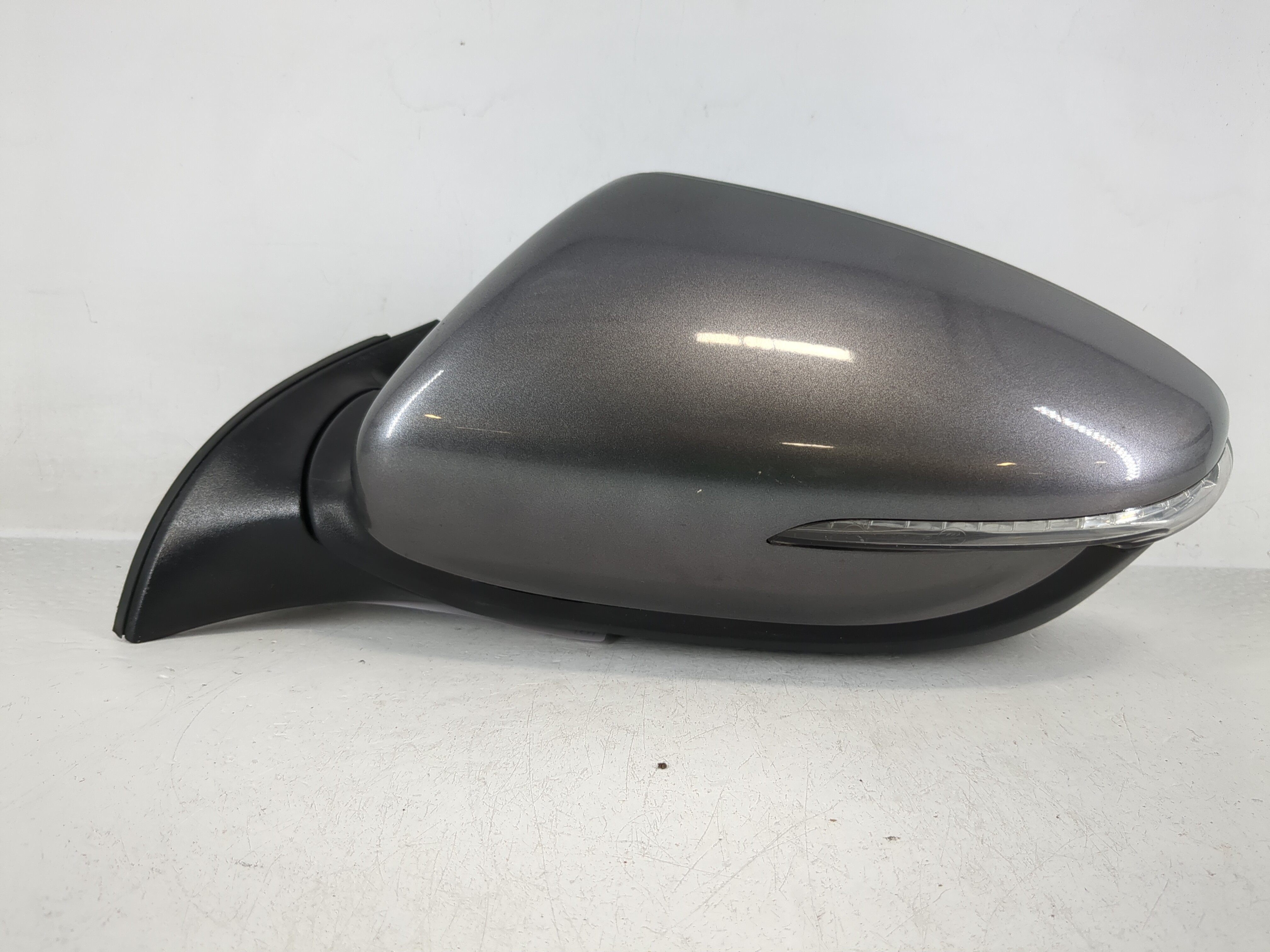 Picture of 2014-2016 Kia Forte Driver Left Side View Power Door Mirror Grey 1165415