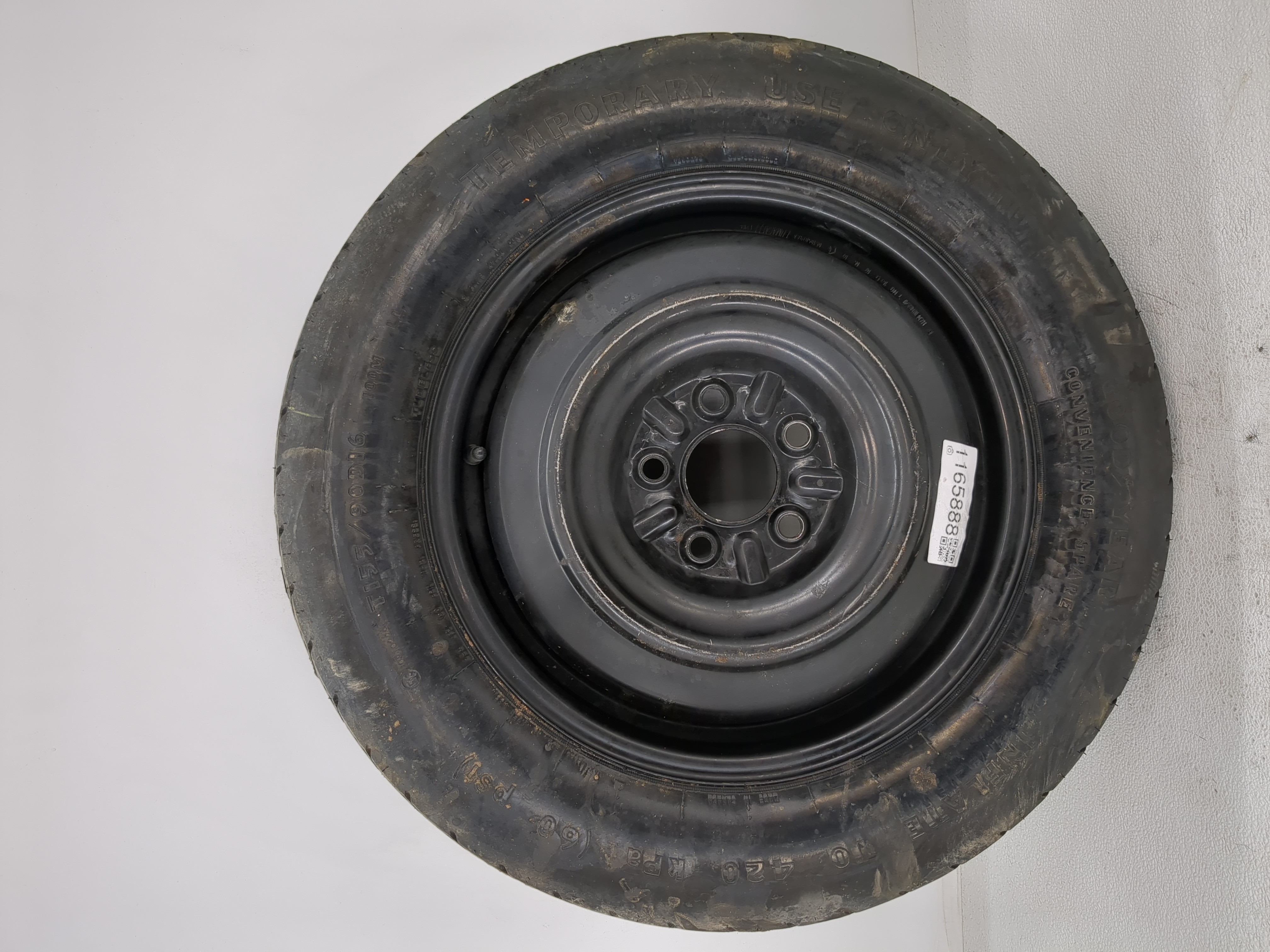 2007-2017 Jeep Patriot Spare Donut Tire Wheel Rim Oem 1165888 - Oemusedautoparts1.com