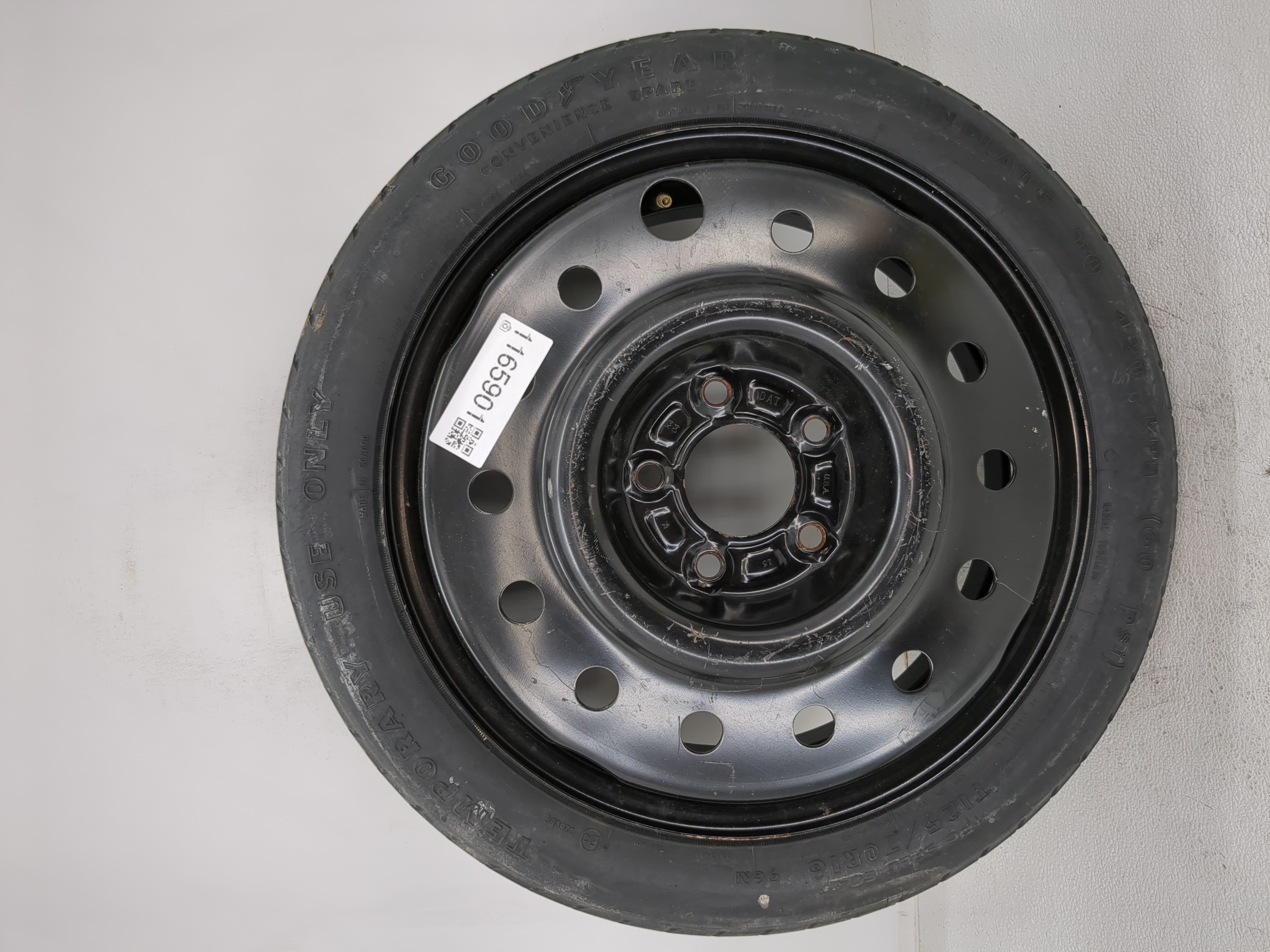 2000-2016 Chevrolet Impala Spare Donut Tire Wheel Rim Oem 1165901 - Oemusedautoparts1.com