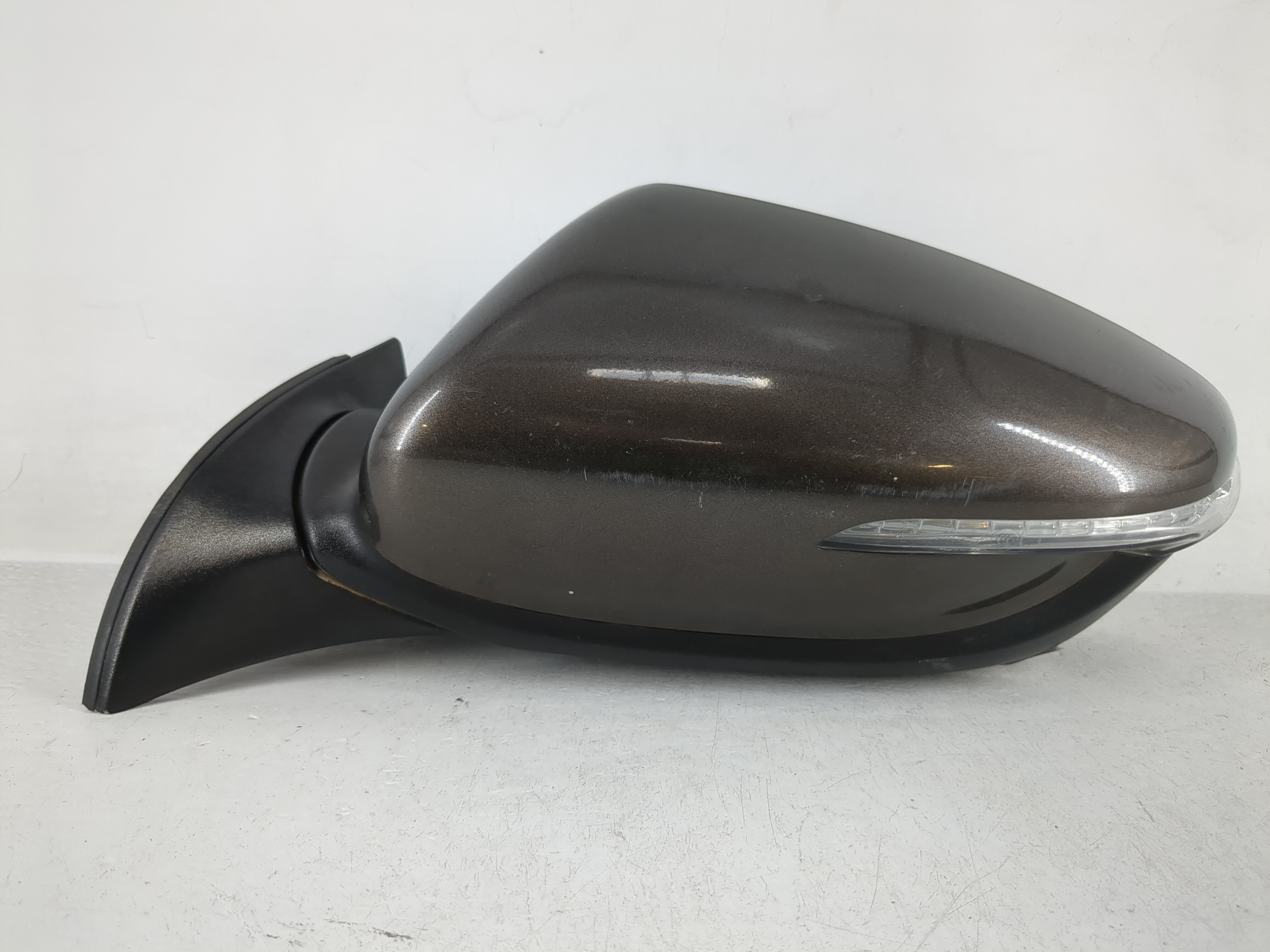 Picture of 2014-2016 Kia Forte Driver Left Side View Power Door Mirror Gray 1165924