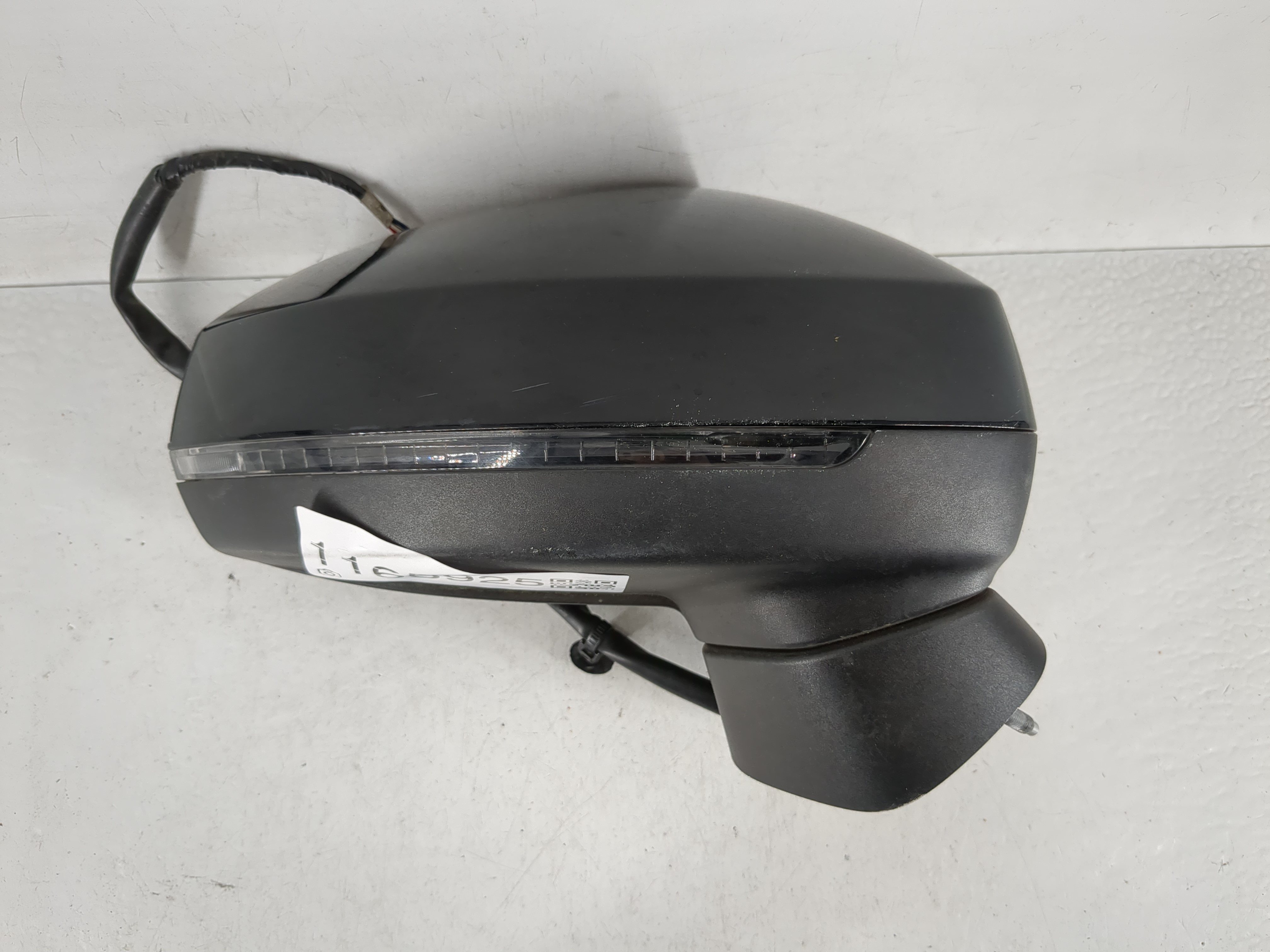 Picture of A3 Audi Passenger Right Side View Power Door Mirror Black 1165925