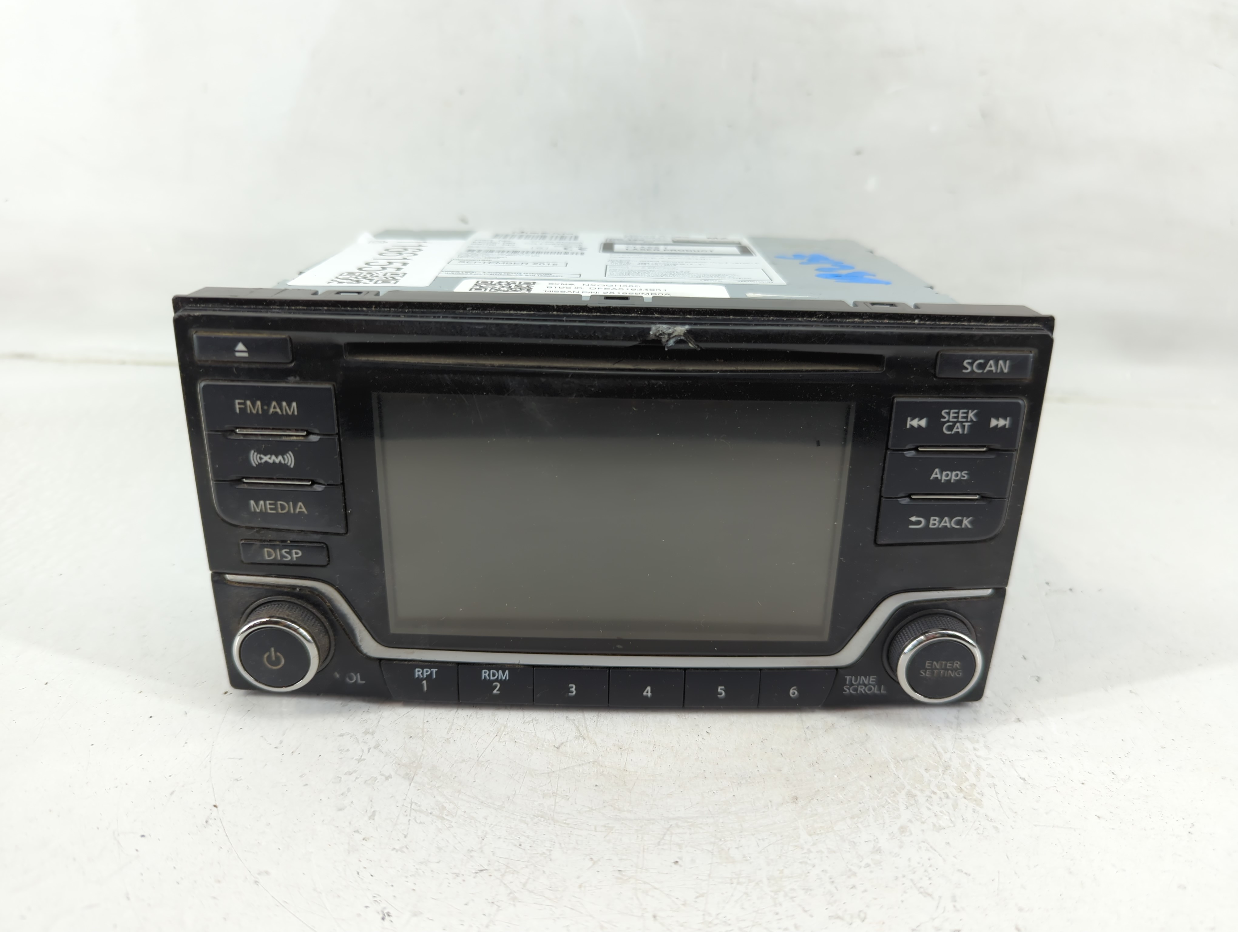 2015-2015 Nissan Sentra Am Fm Cd Player Radio Receiver 1166155 - Oemusedautoparts1.com