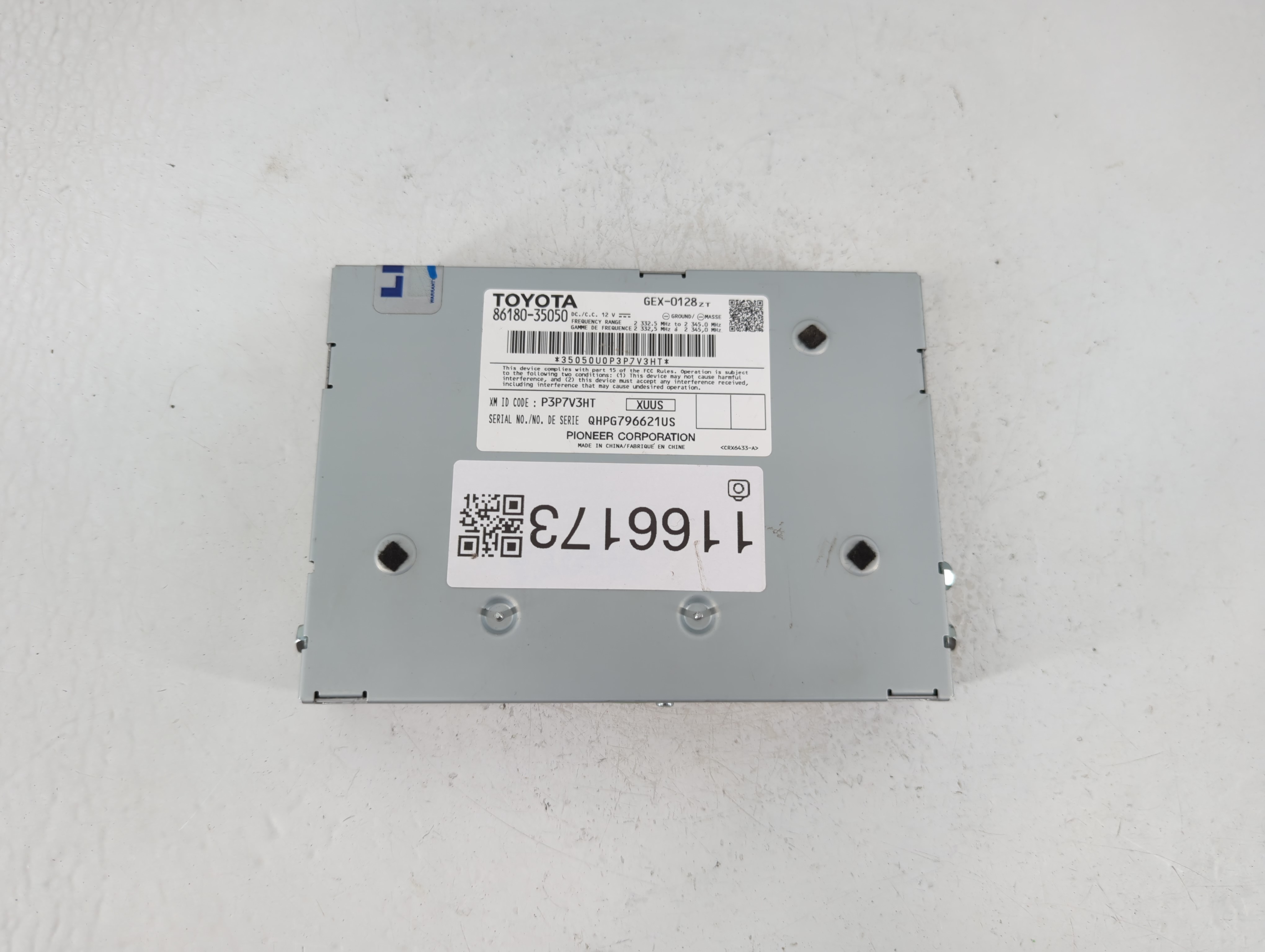 2016-2018 Toyota Rav4 Am Fm Cd Player Radio Receiver 1166173 - Oemusedautoparts1.com