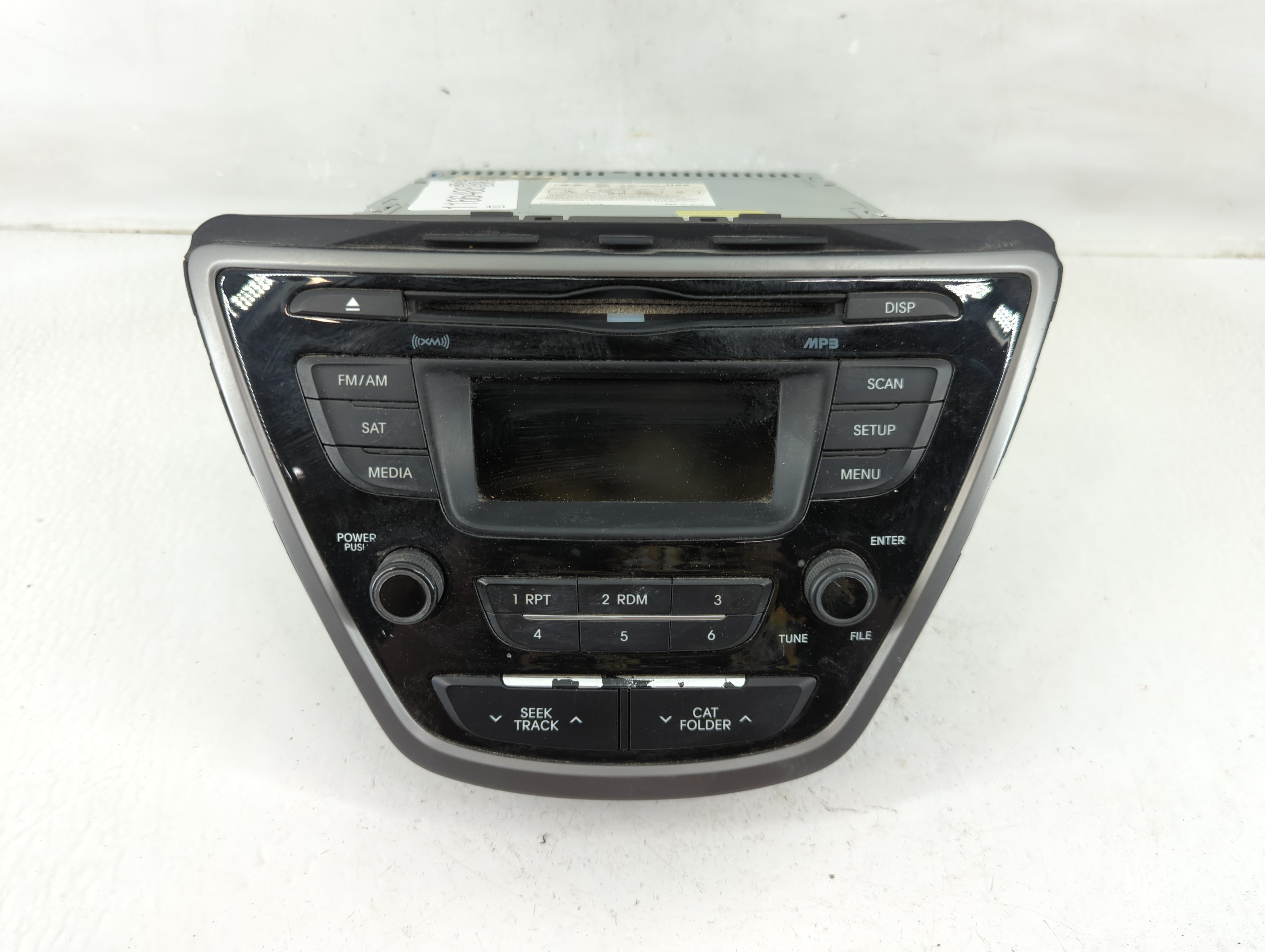 2014-2016 Hyundai Elantra Am Fm Cd Player Radio Receiver 1166488 - Oemusedautoparts1.com