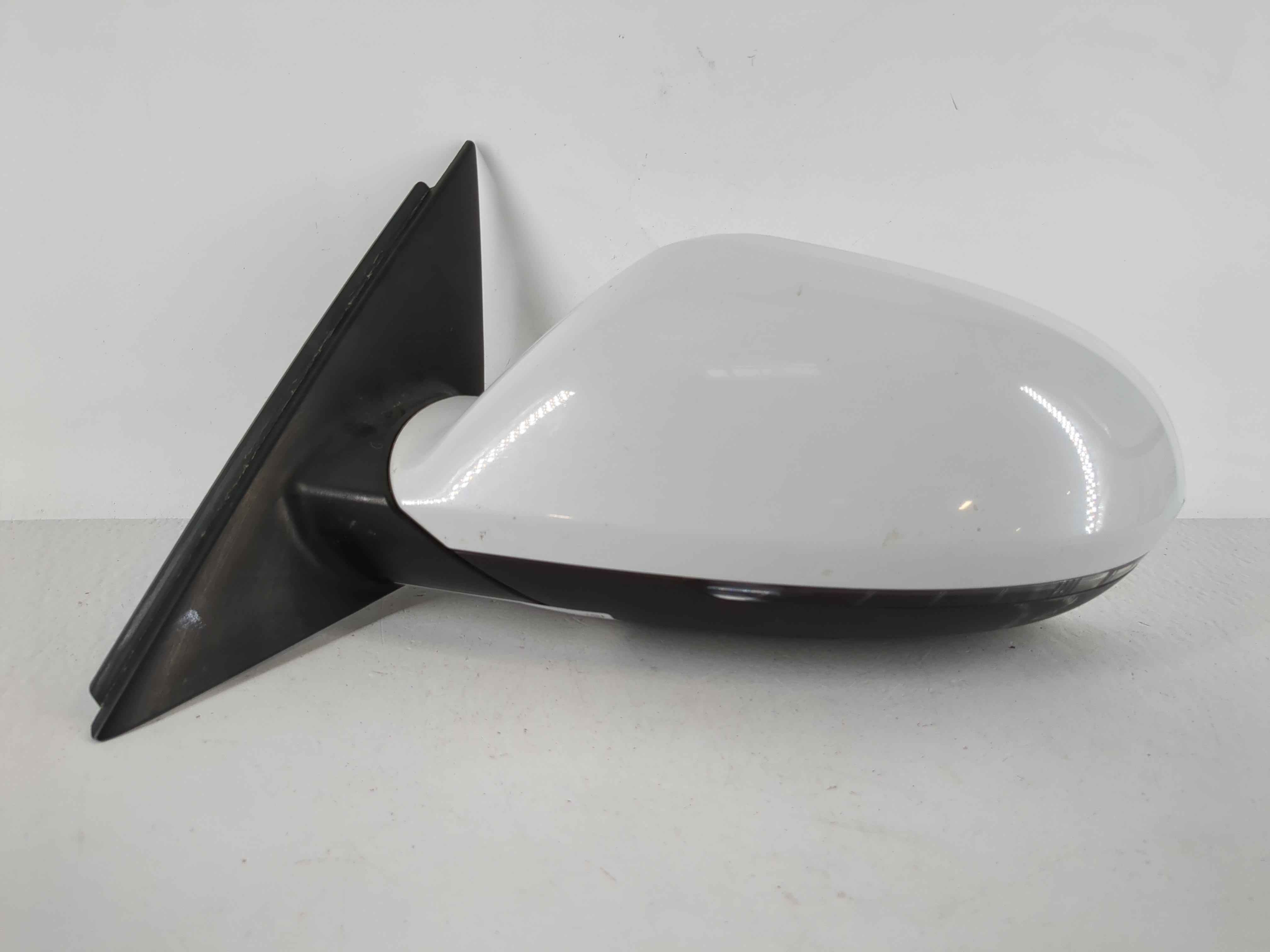 Picture of 2012-2013 Audi A6 Driver Left Side View Power Door Mirror White 1166812