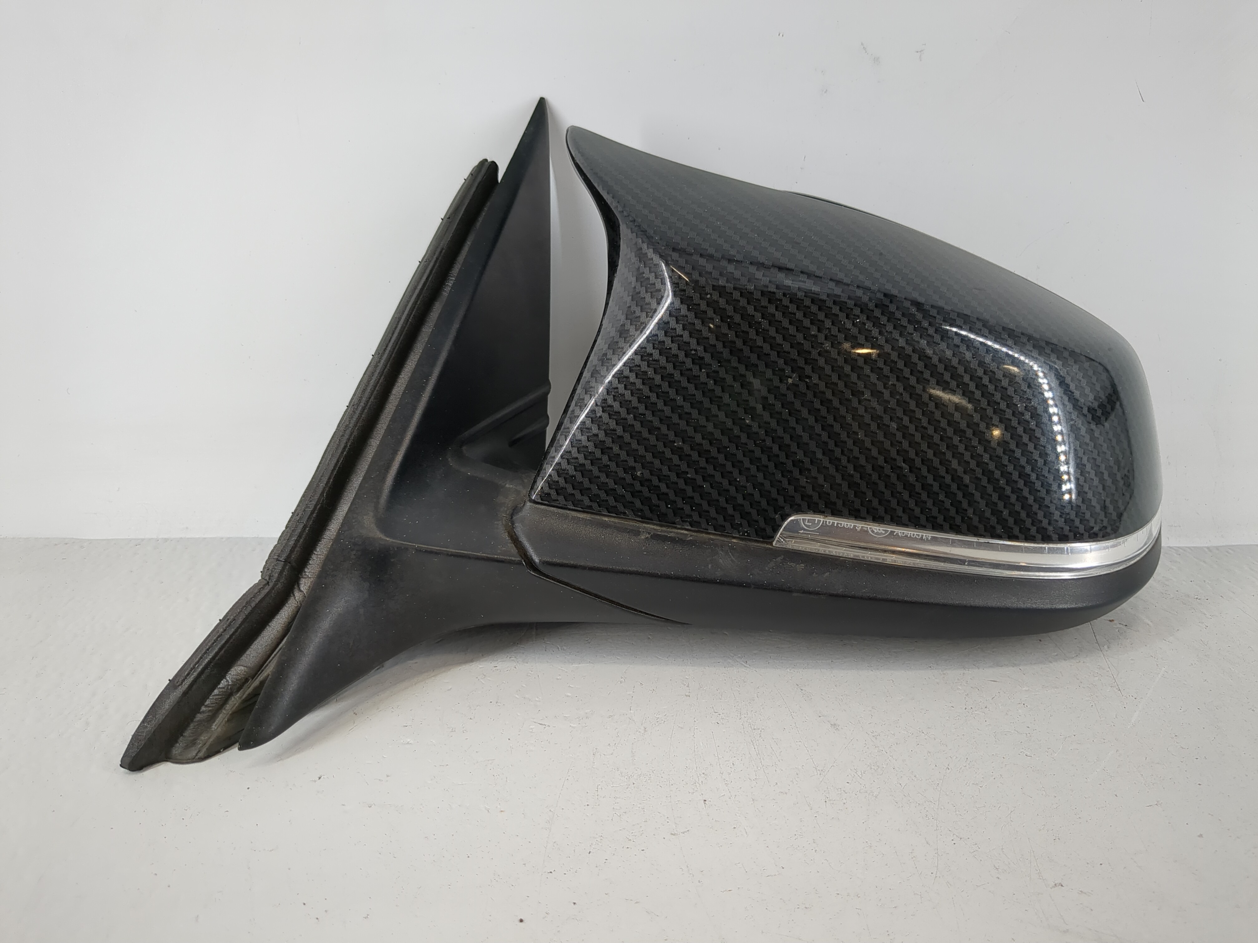 Picture of 2012-2013 Bmw 328i Driver Left Side View Power Door Mirror Black 1166976