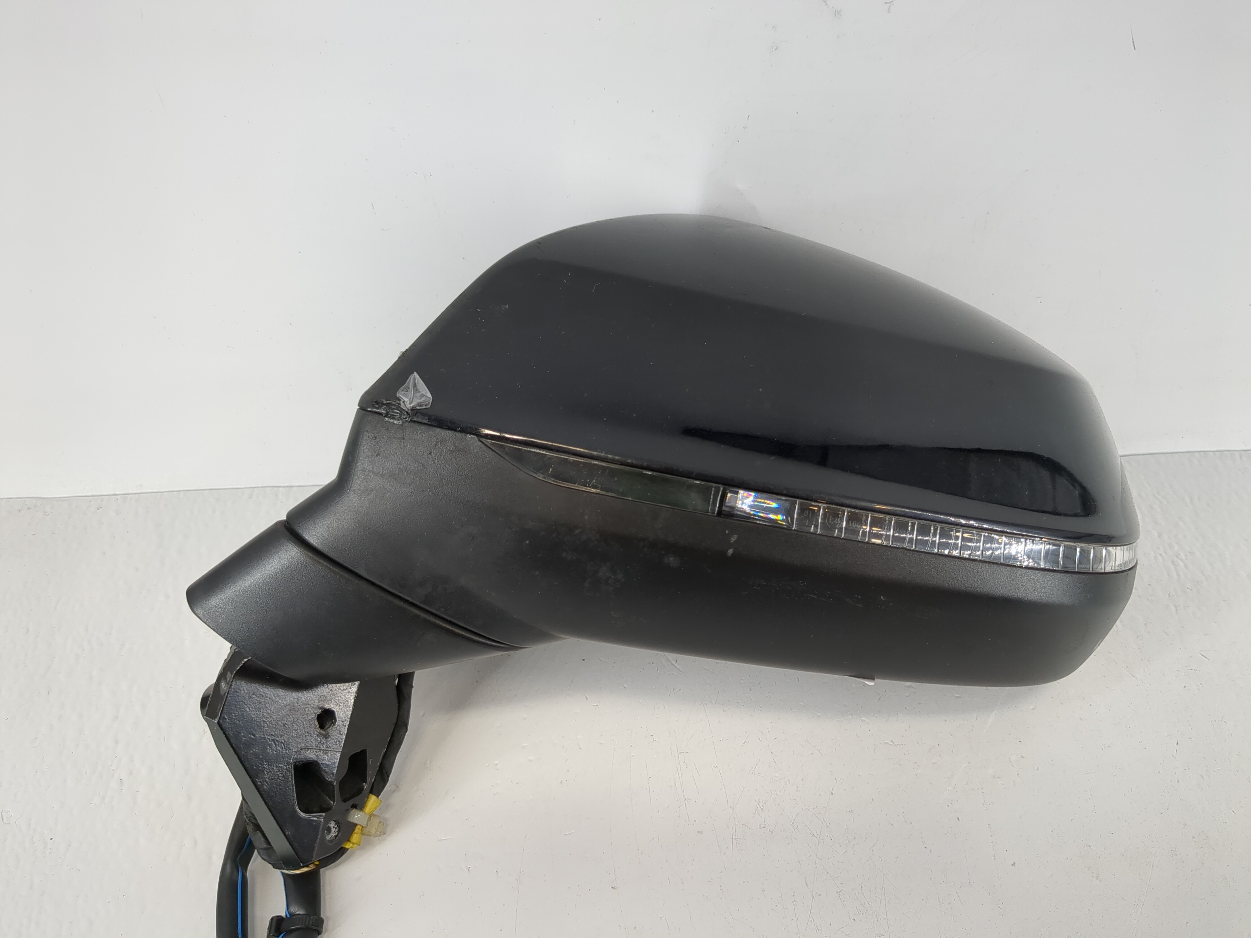 Picture of 2017-2019 Audi Q7 Passenger Right Side View Power Door Mirror Black 1166990