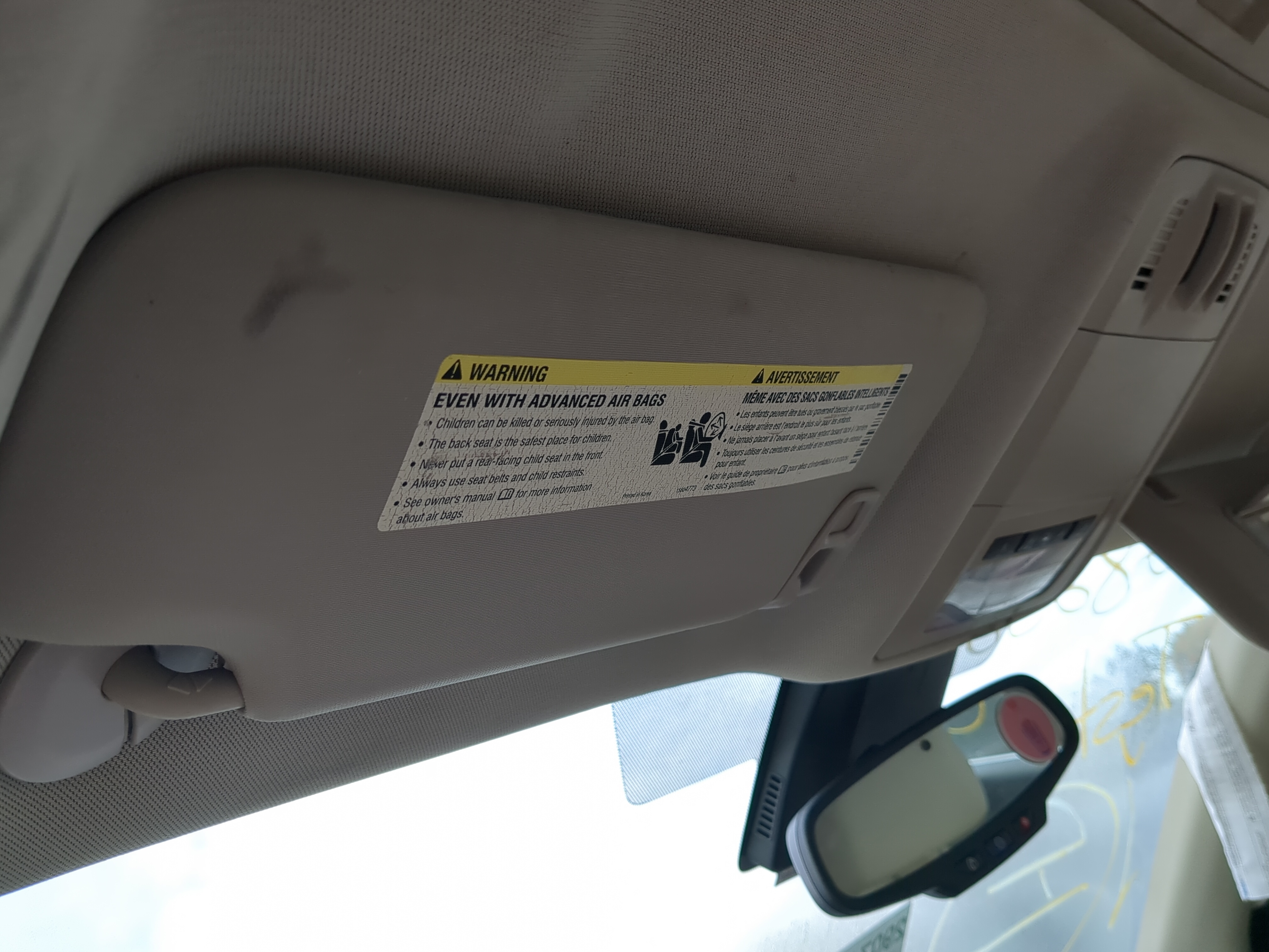 2011-2015 Buick Regal Driver Sun Visor Mirror Left Sunvisor 1167497 - Oemusedautoparts1.com