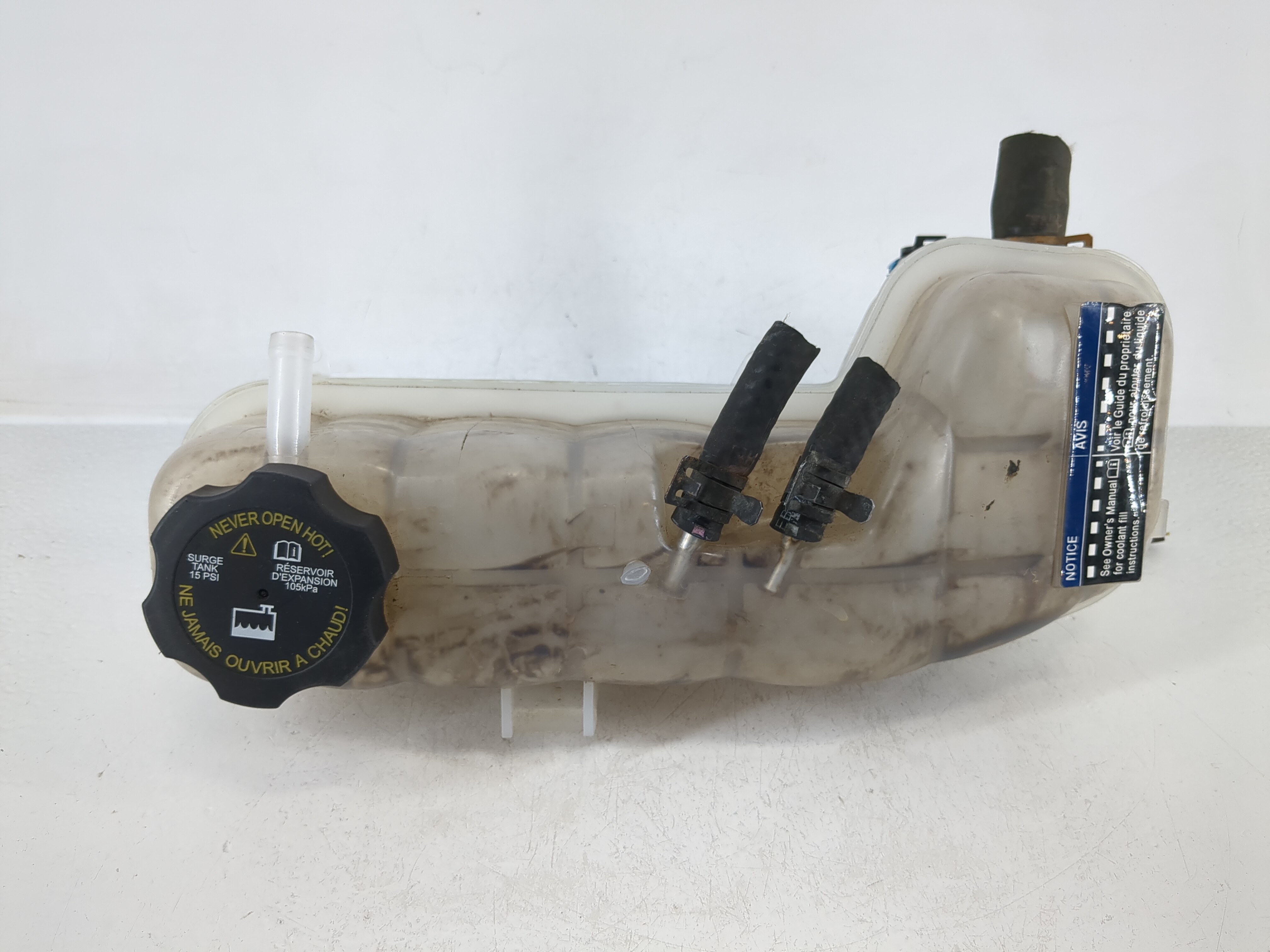 2002 Chevrolet Cavalier Radiator Coolant Overflow Expansion Tank Bottle 1168127 - Oemusedautoparts1.com