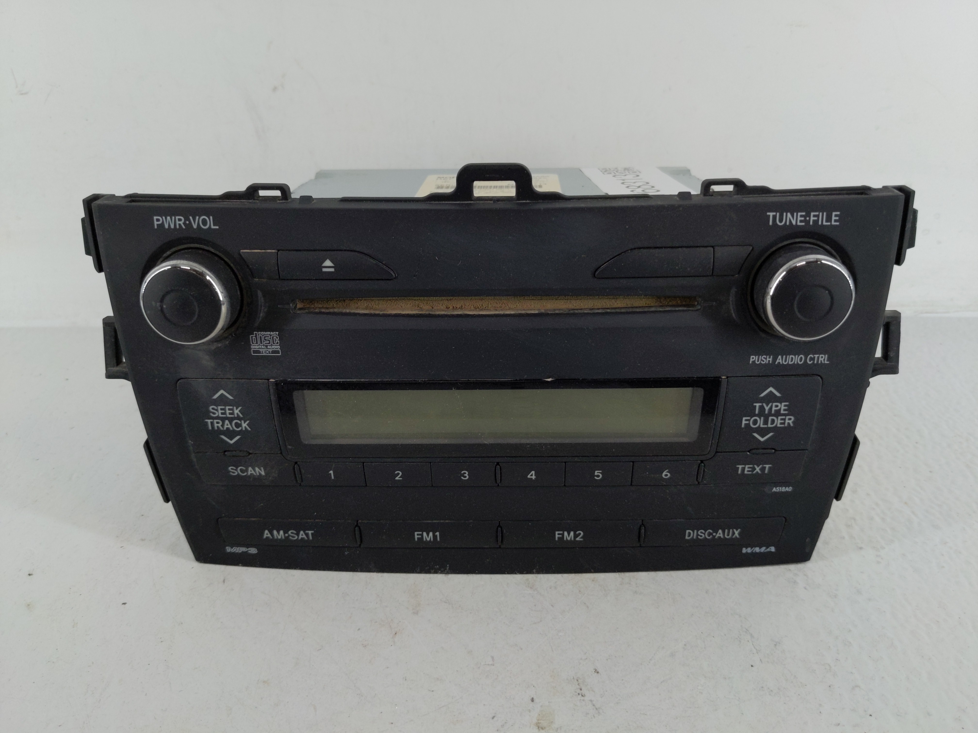 2009-2010 Toyota Corolla Am Fm Cd Player Radio Receiver 1168313 - Oemusedautoparts1.com
