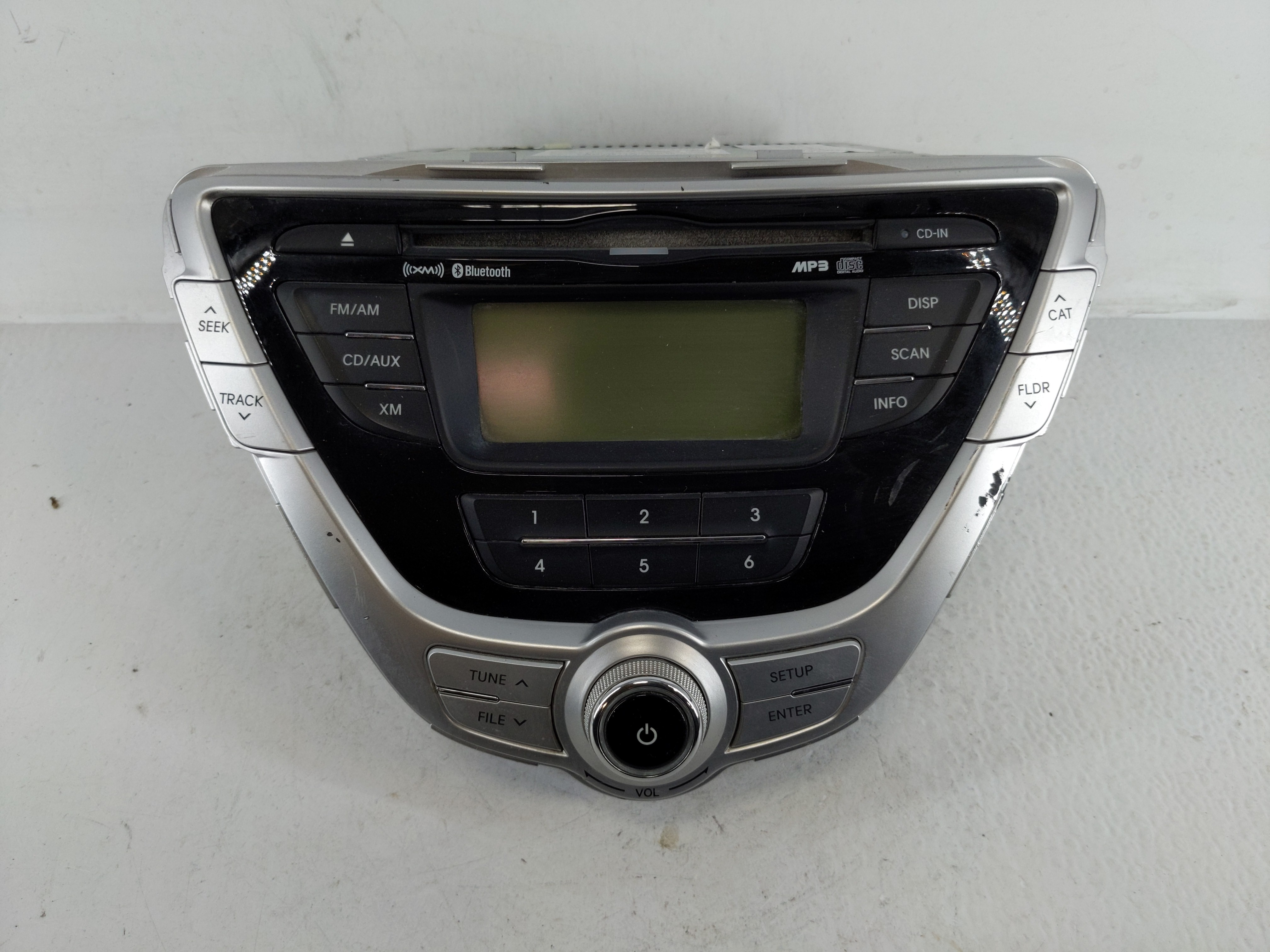 2011-2013 Hyundai Elantra Am Fm Cd Player Radio Receiver 1168330 - Oemusedautoparts1.com