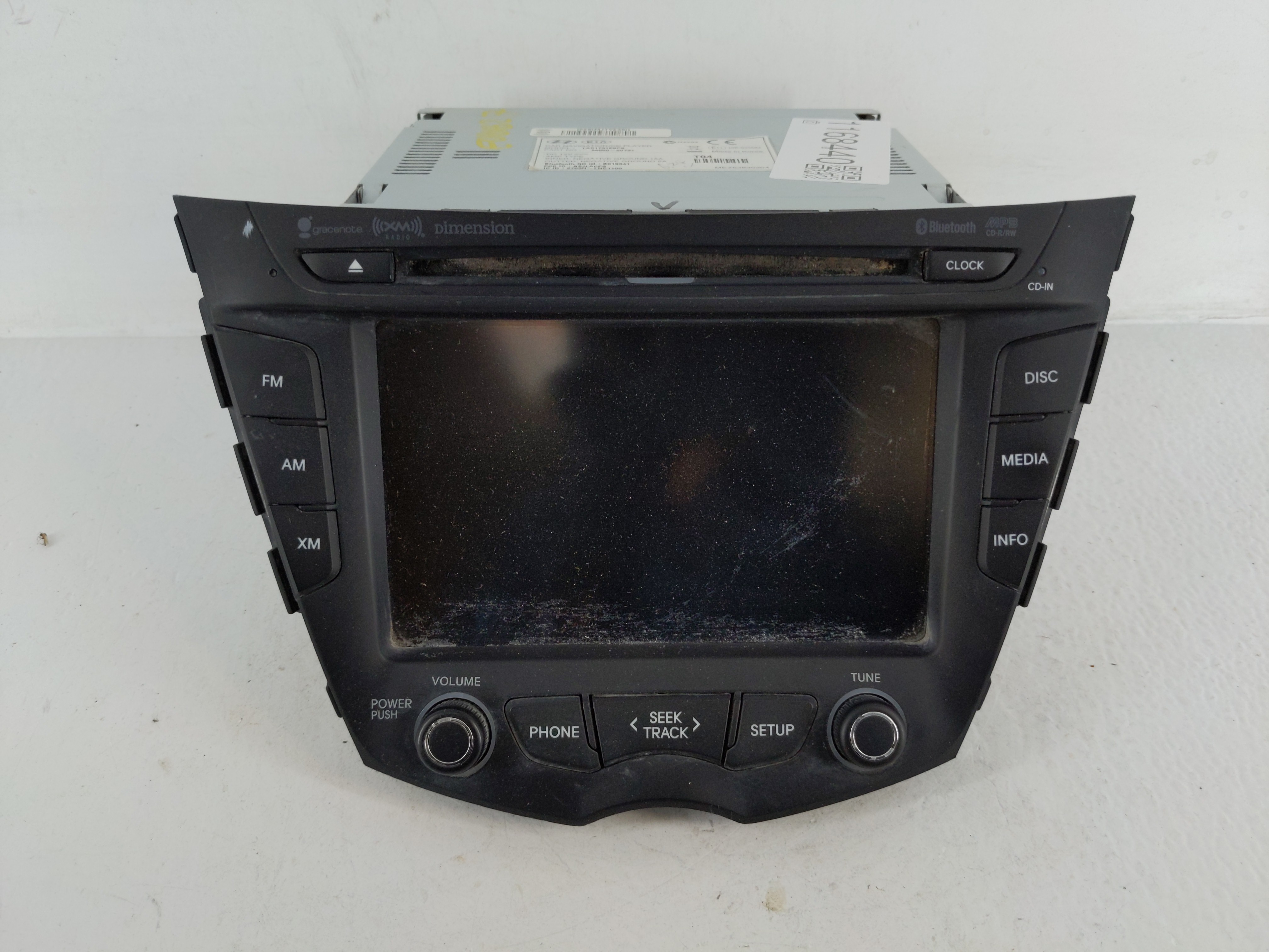 2014-2017 Hyundai Veloster Am Fm Cd Player Radio Receiver 1168440 - Oemusedautoparts1.com